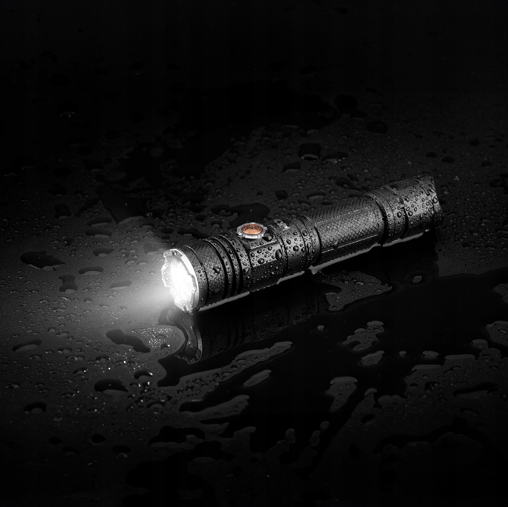 LATARKA LED TAKTYCZNA AKUMULATOROWA BATON ZOOM USB-C XHP50 1200lm PRO VAYOX Zasilanie akumulatorowe