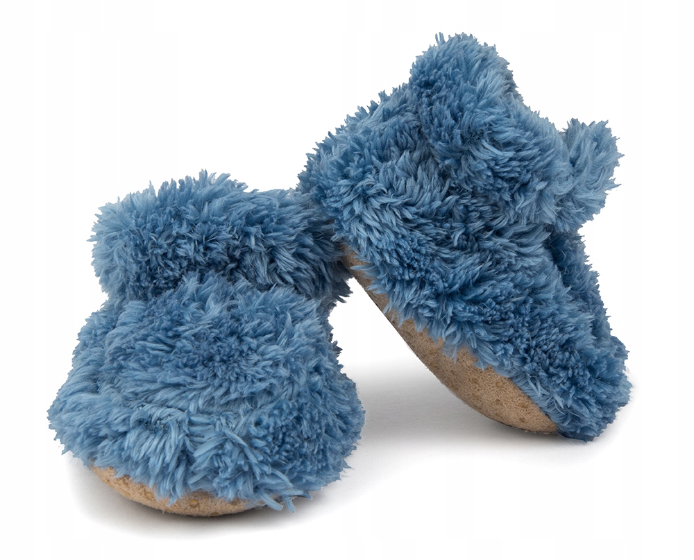 CIEPŁE FUTRZANE BUCIKI NIEMOWLĘCE NIECHODKI 6-12