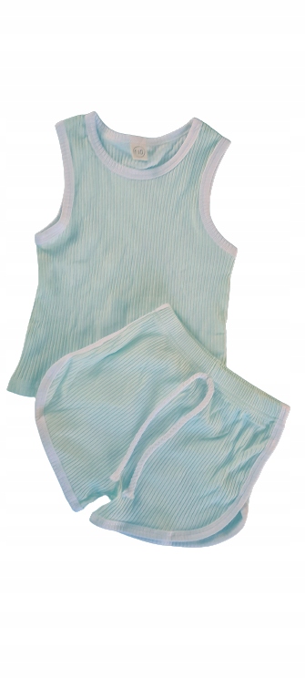 ZESTAW DZIECIĘCY SZORTY + KOSZULKA 110cm BAWEŁNA