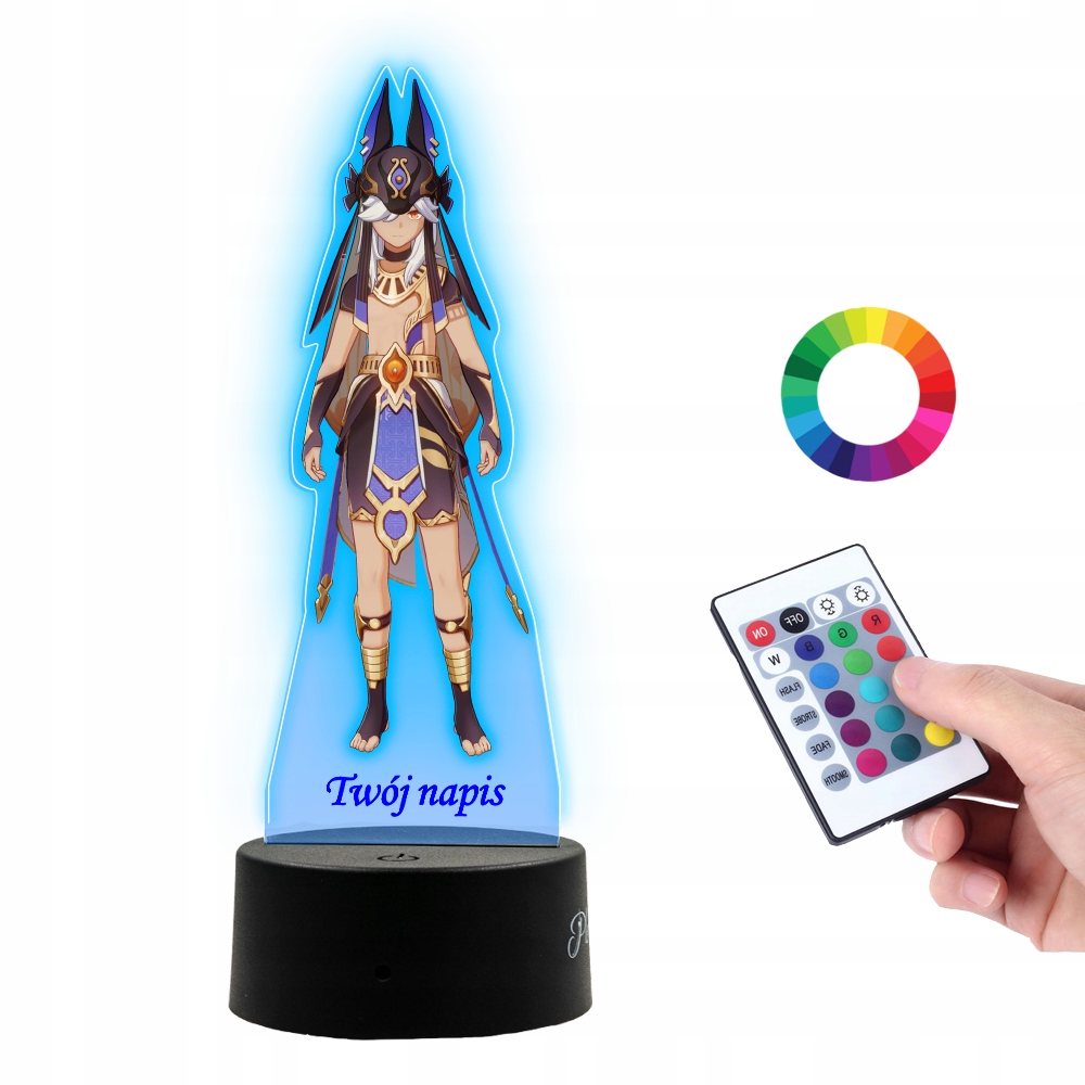 

Lampka Na Biurko Uv Genshin Impact Cyno