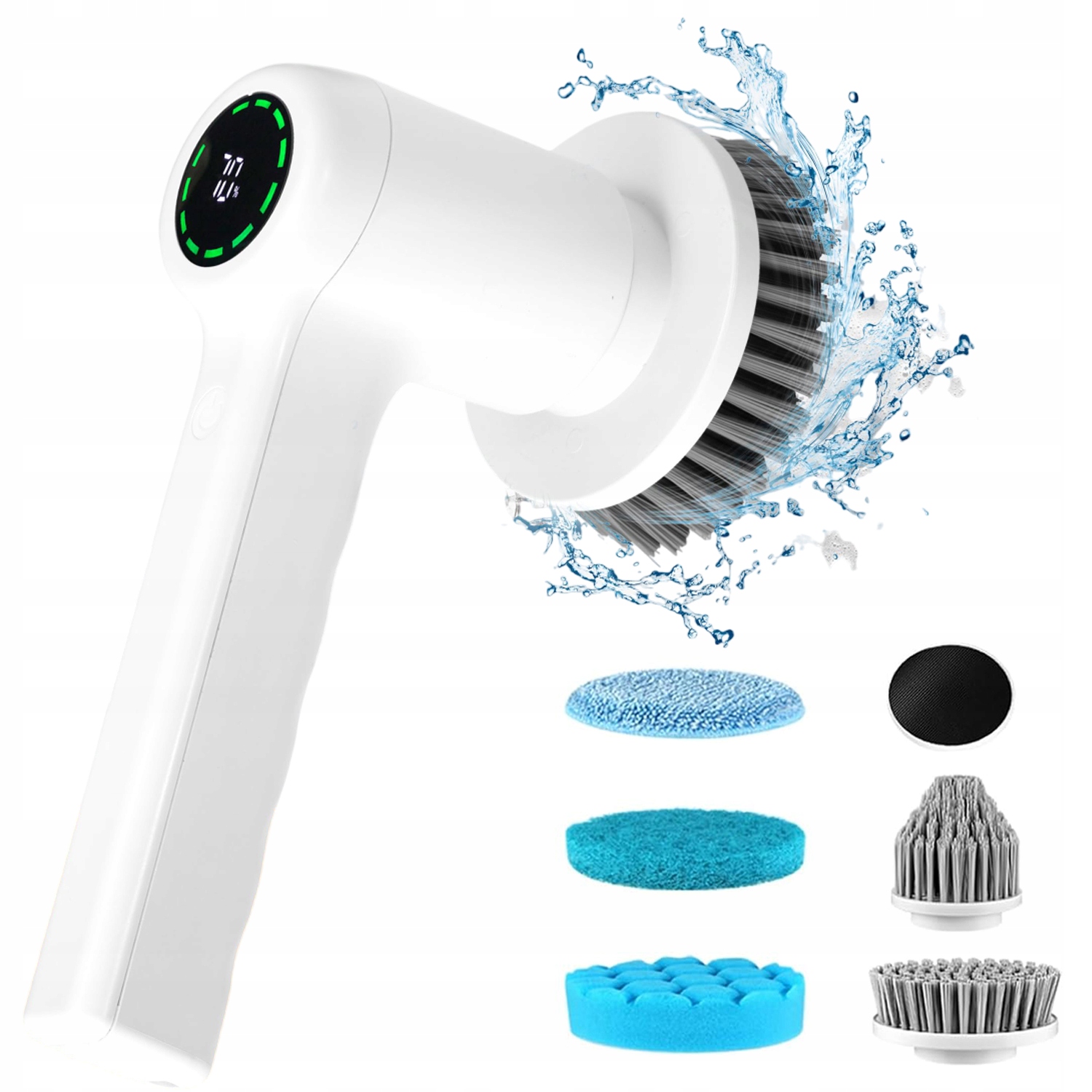 Levně Elektrický Čisticí Kartáč Scrubber Multifunkční 6V1 Bezdrátový