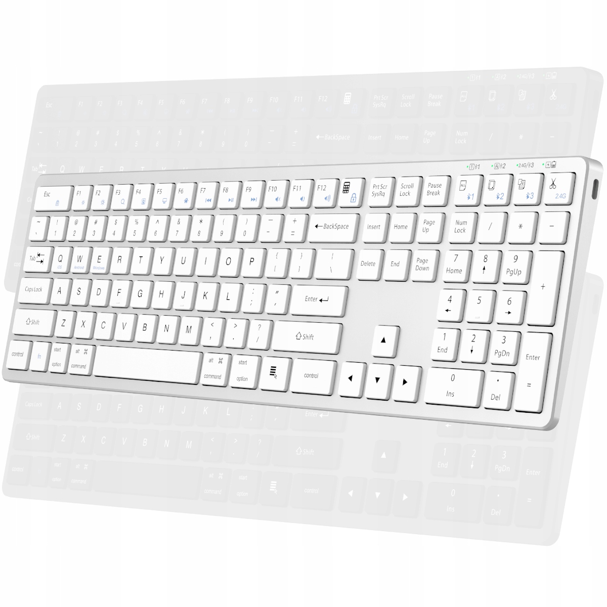 Klawiatura Bezprzewodowa Triadyn Proteus Bluetooth 2.4GHz Slim Akumulator