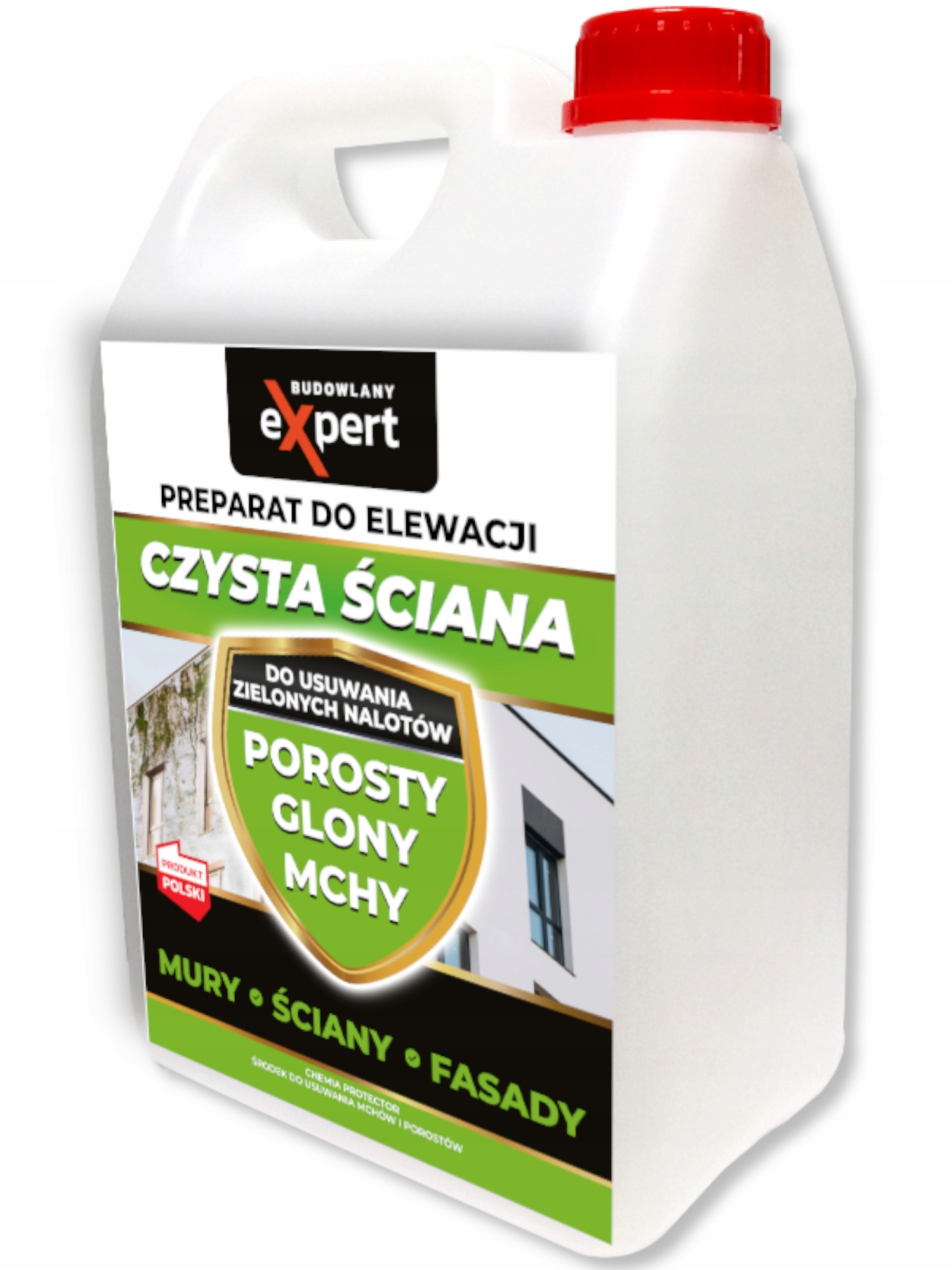 Levně Přípravek na fasády Budowlany Expert tekutý odstraňovač plísní 5 l