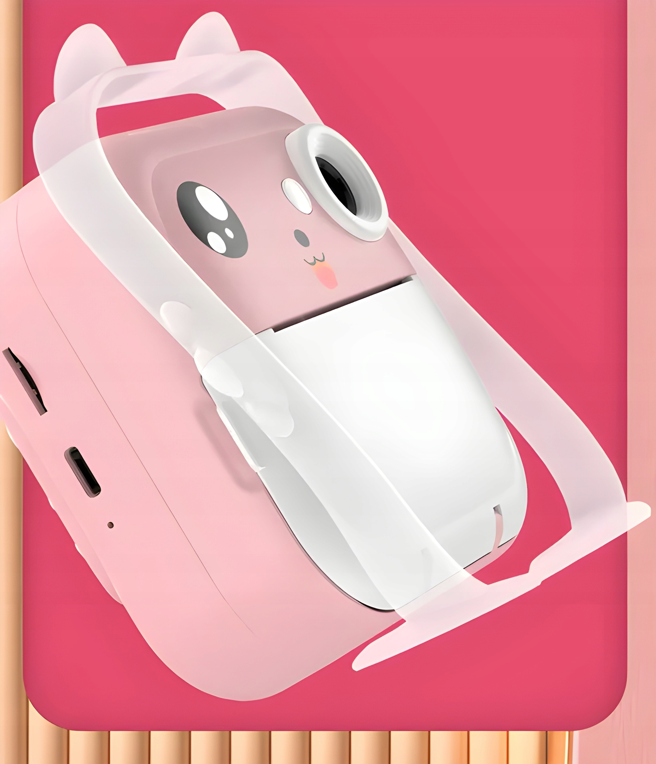 DRUKUŚ APARAT FOTOGRAFICZNY NATYCHMIASTOWY DRUKARKA TERMICZNA + 11SZT ROLEK Model DRUKUŚ Z APARATEM