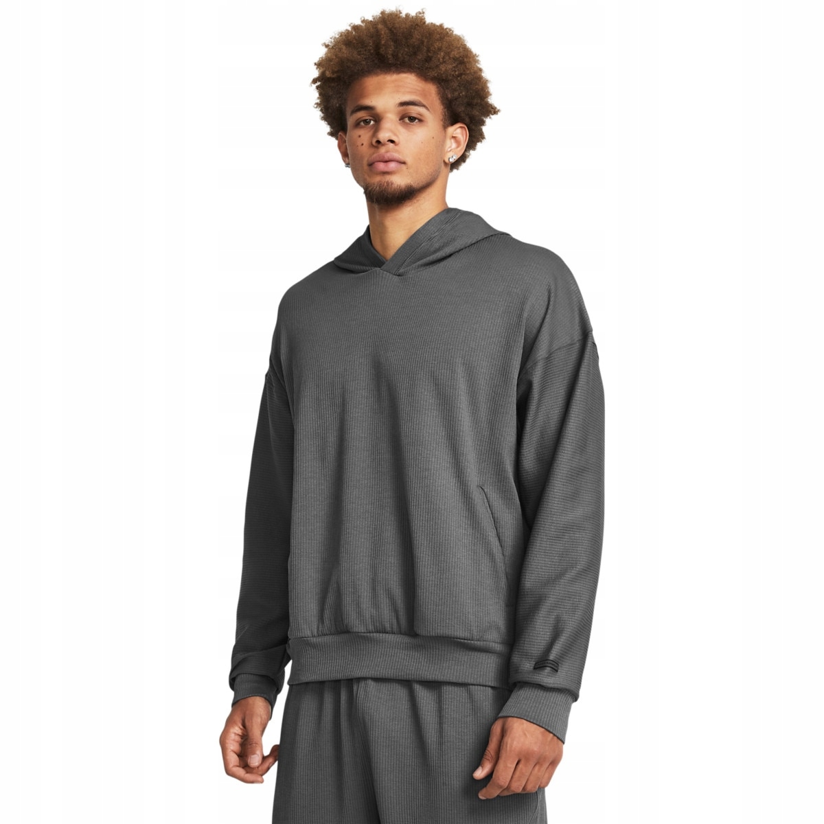 Meska bluza treningowa nierozpinana z kapturem Und