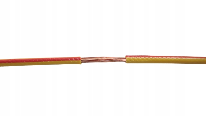 

Przewód Kabel Flry-b 1x0,5mm Żółto czerwony 1m