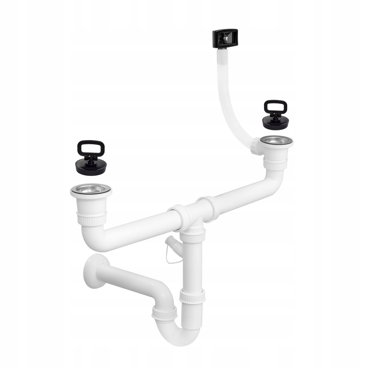 SYFON DO ZLEWOZMYWAKA KUCHENNEGO 2 KOMOROWEGO LAVR