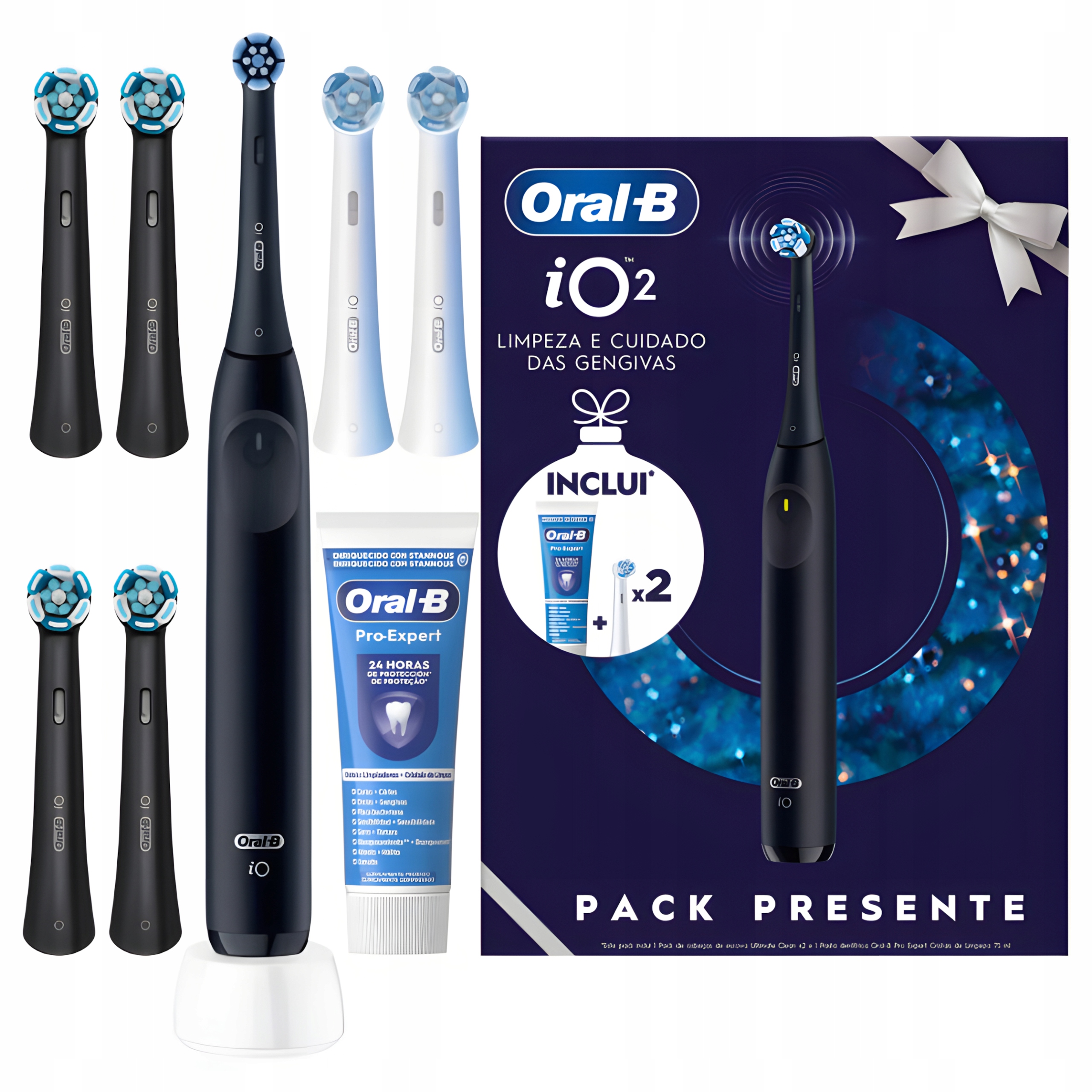 Zestaw, Szczoteczka Magnetyczna Oral-B iO Series 2 Czarna Special Edition