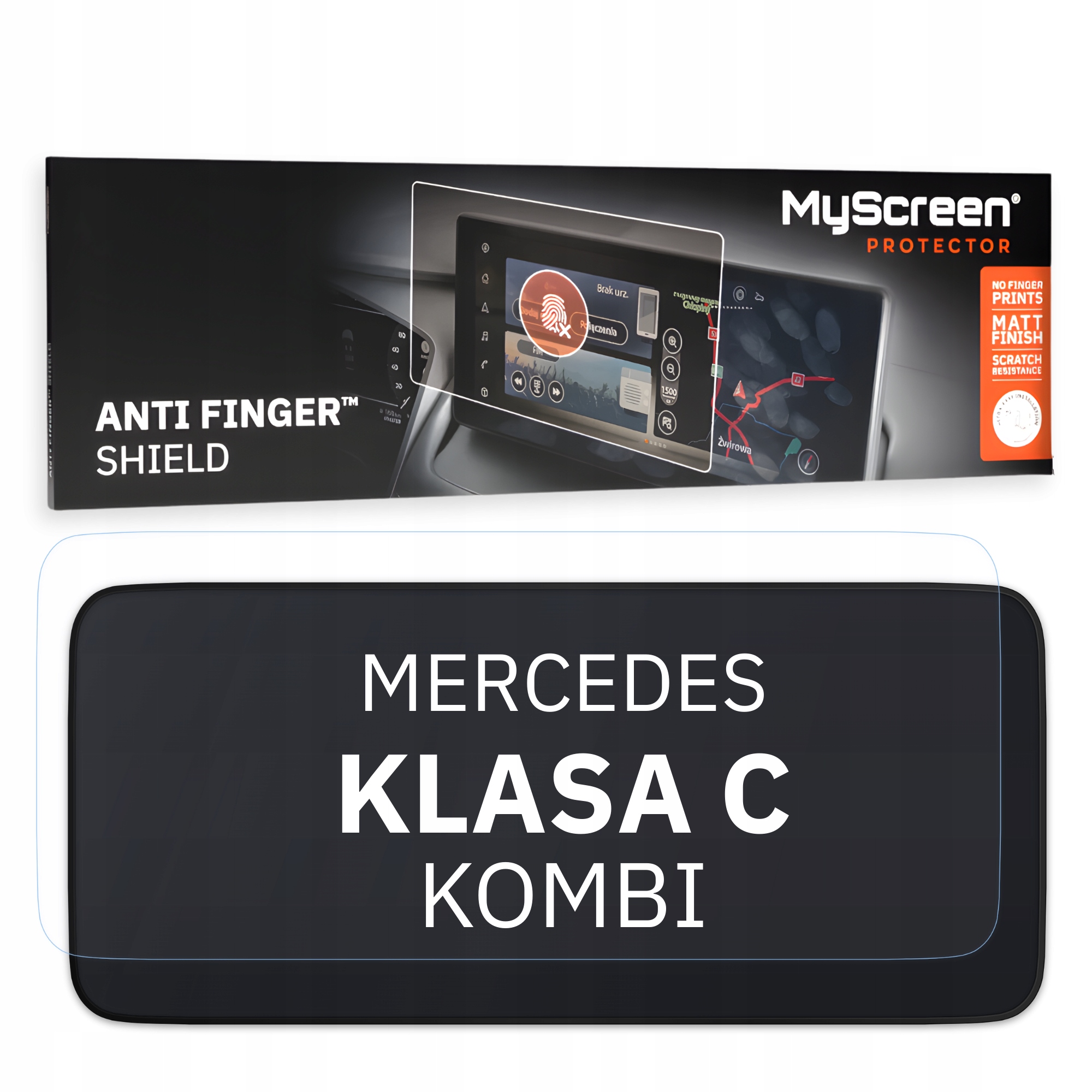 Matná fólie pro Mercedes Klasa C Kombi 2018 2021 MyScreen