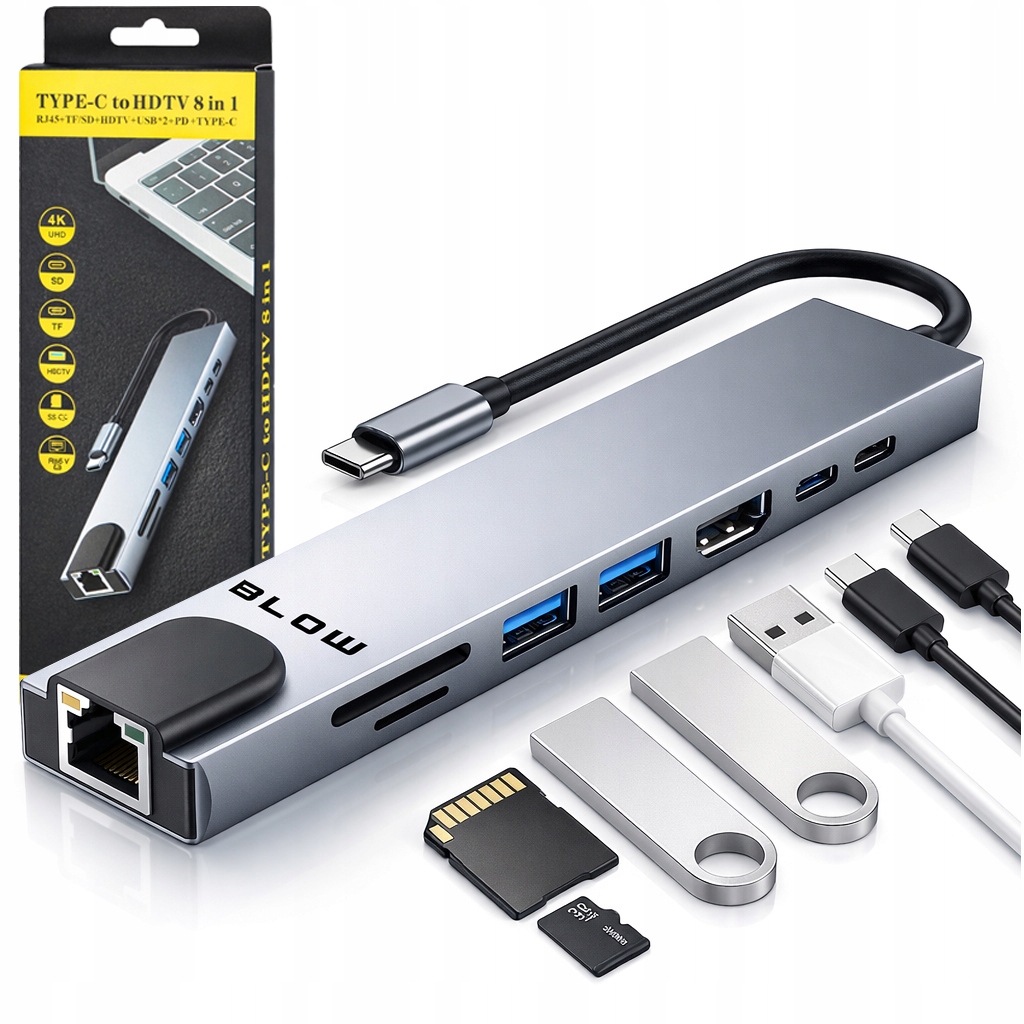 Hub USB Blow 86-077# 8 portów