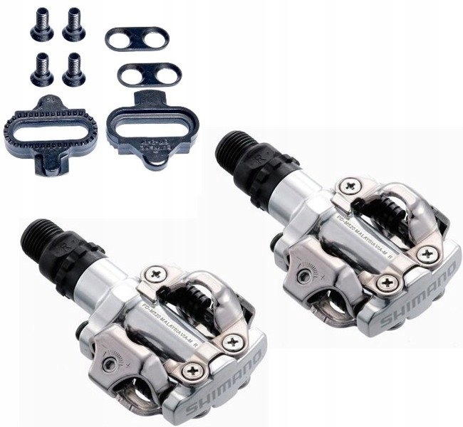 Pedály Shimano Spd PD-M520 stříbrné