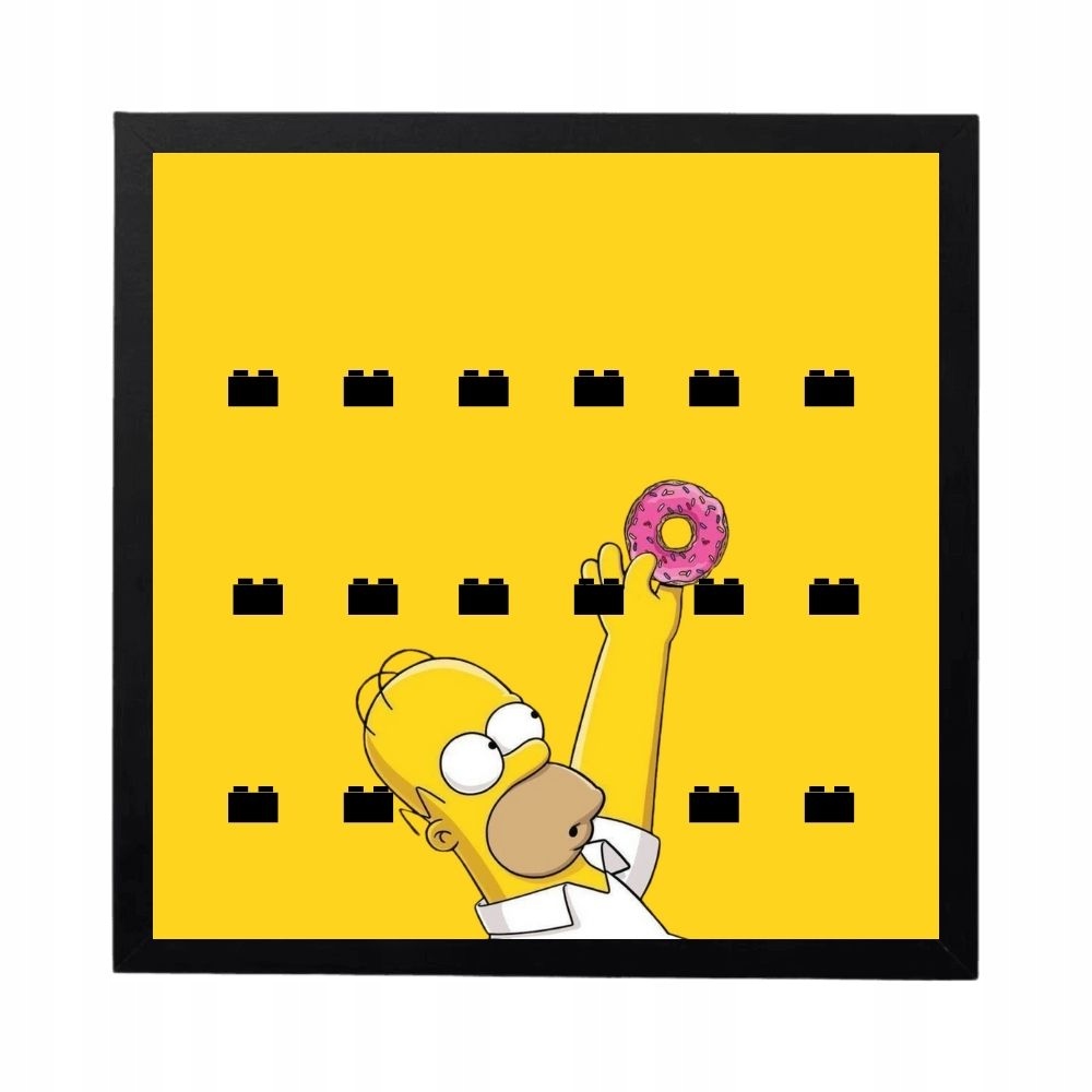 Personalizovaný Rámeček na minifigurky Lego 71005 Simpsonovi