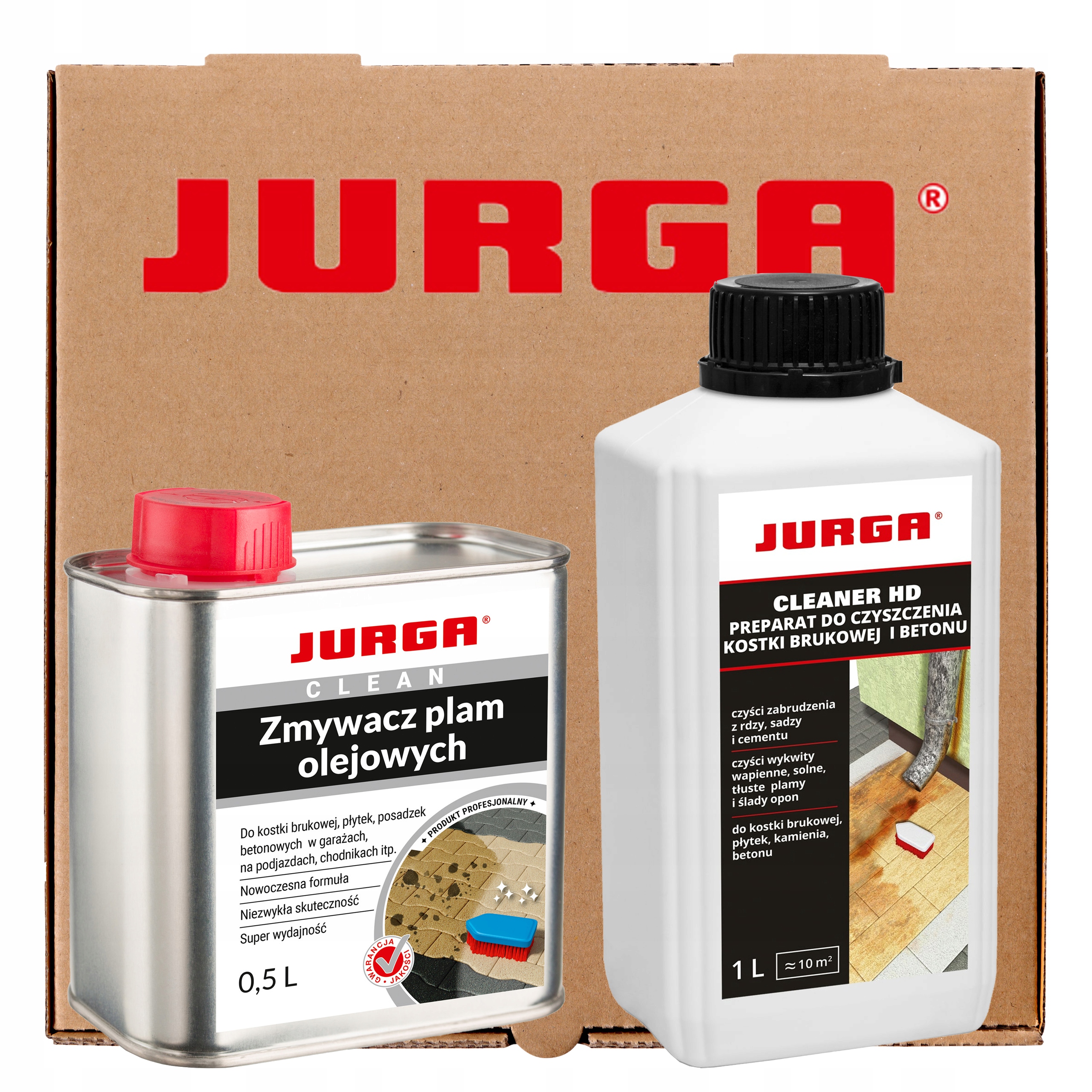 Levně Čistič olejových skvrn 0,5 l čistič Hd 1 l Silný tekutý čistič dlažebních kostek