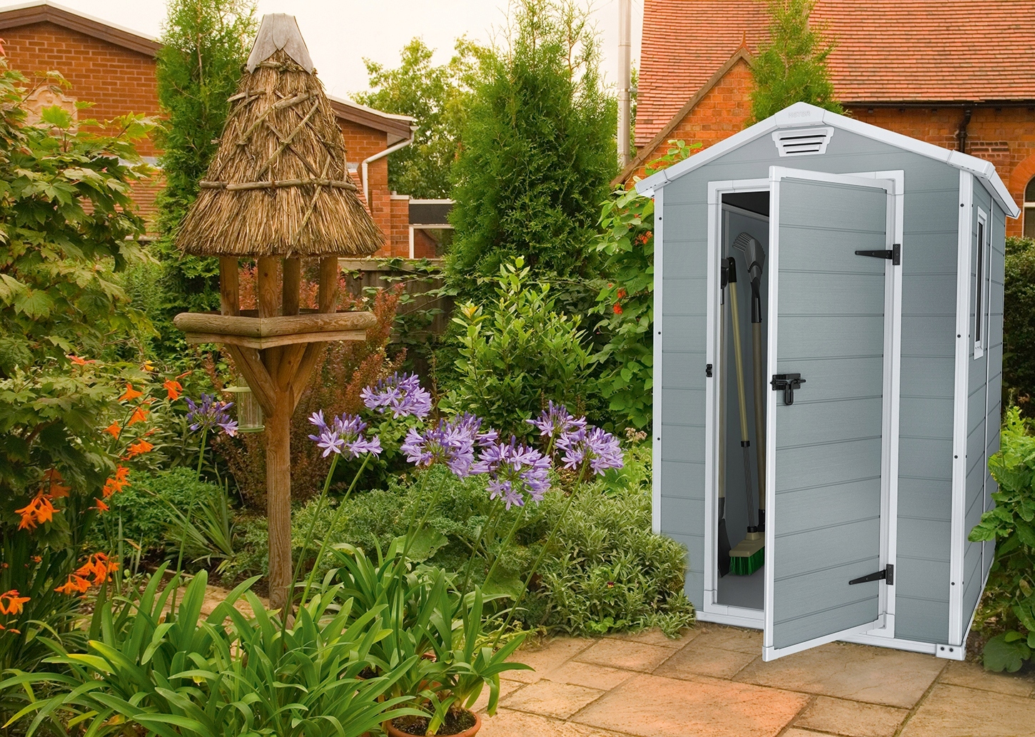 Domek narzędziowy Keter Manor 4x6s - 13852 Szerokość produktu 130 cm