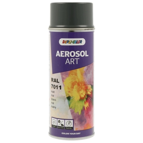 Dupli Color Lakier Akrylowy Matowy Spray Ral 7011 Szary Żelazny Mat 400ML
