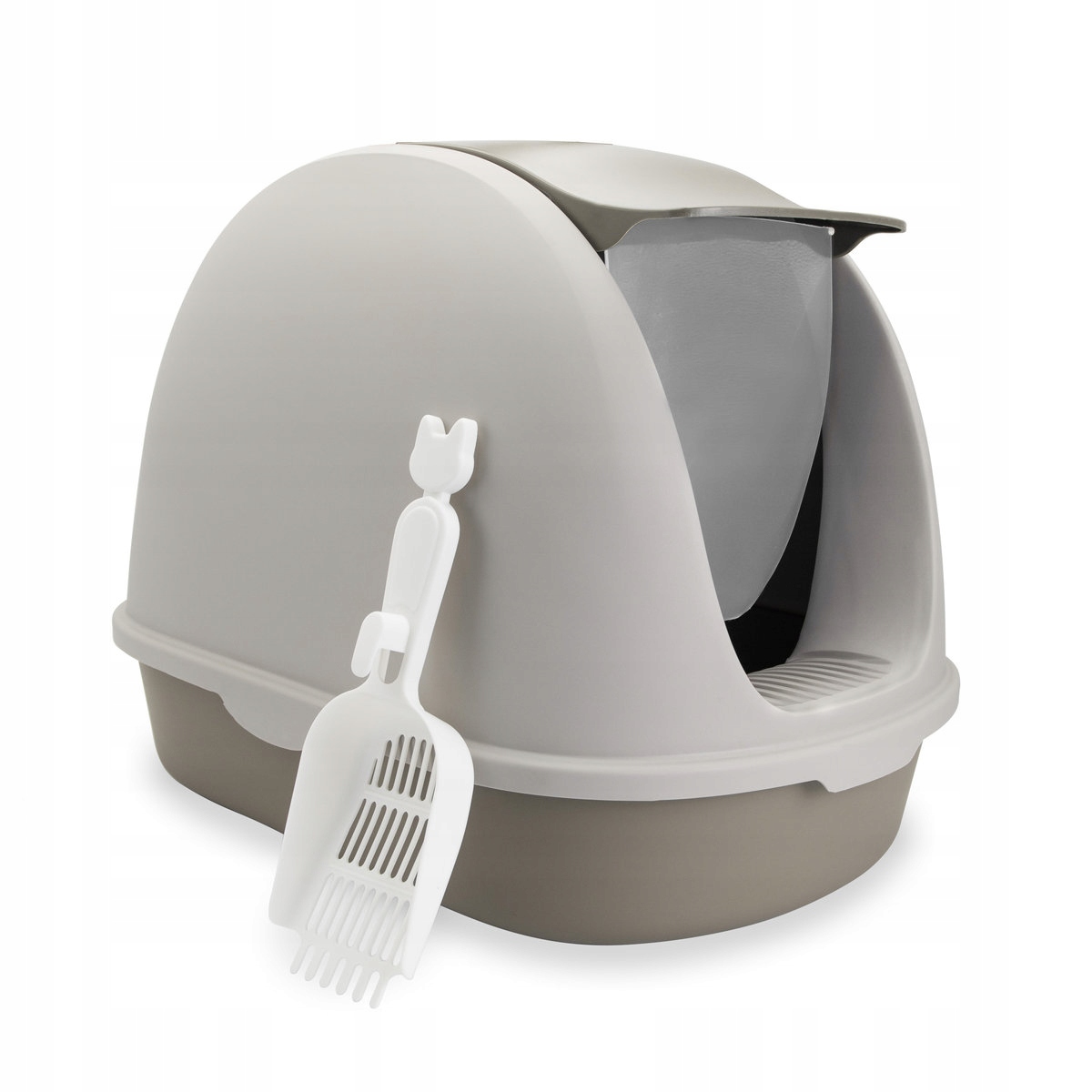 Krytá Kočičí Toaleta Pro Kočky Capsule Carinio velká s filtrem 56 x 39 x 42 cm