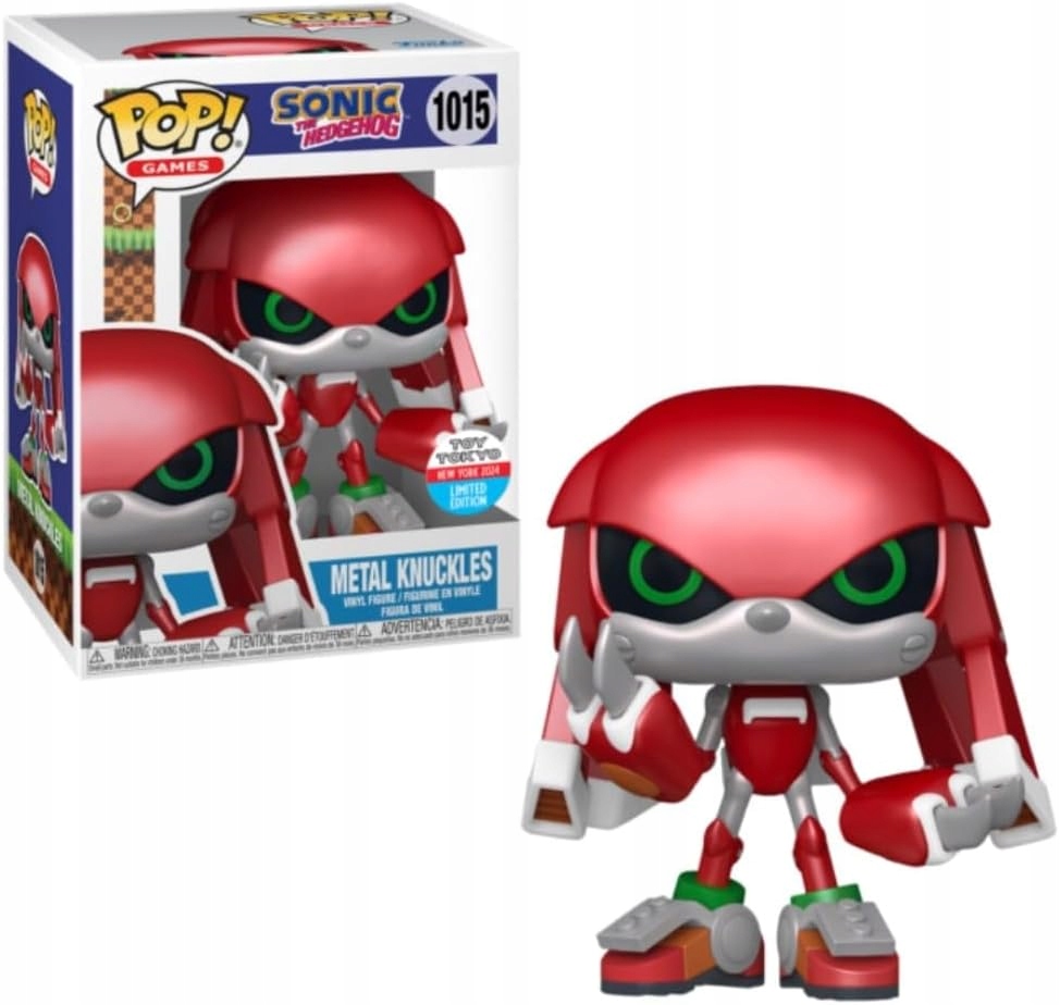 Funko Pop! Exkluzivní figurka Sonic the Hedgehog Games Metal Knuckles o velikosti 9 cm