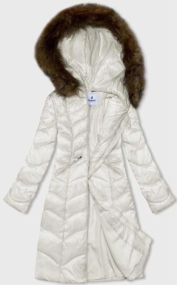 Bunda Kapuce LU-2201 Ecru L (40)