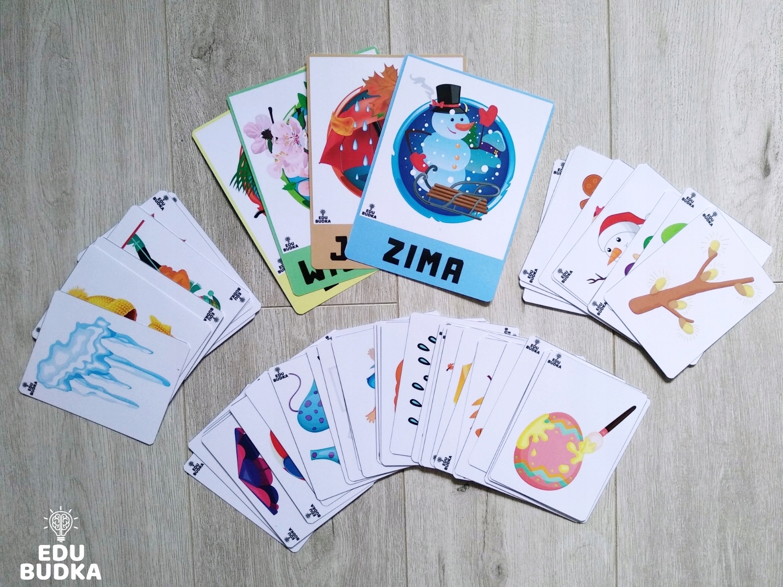 CZTERY PORY ROKU Plansze + 48 ilustracji ISBN 9780763357115