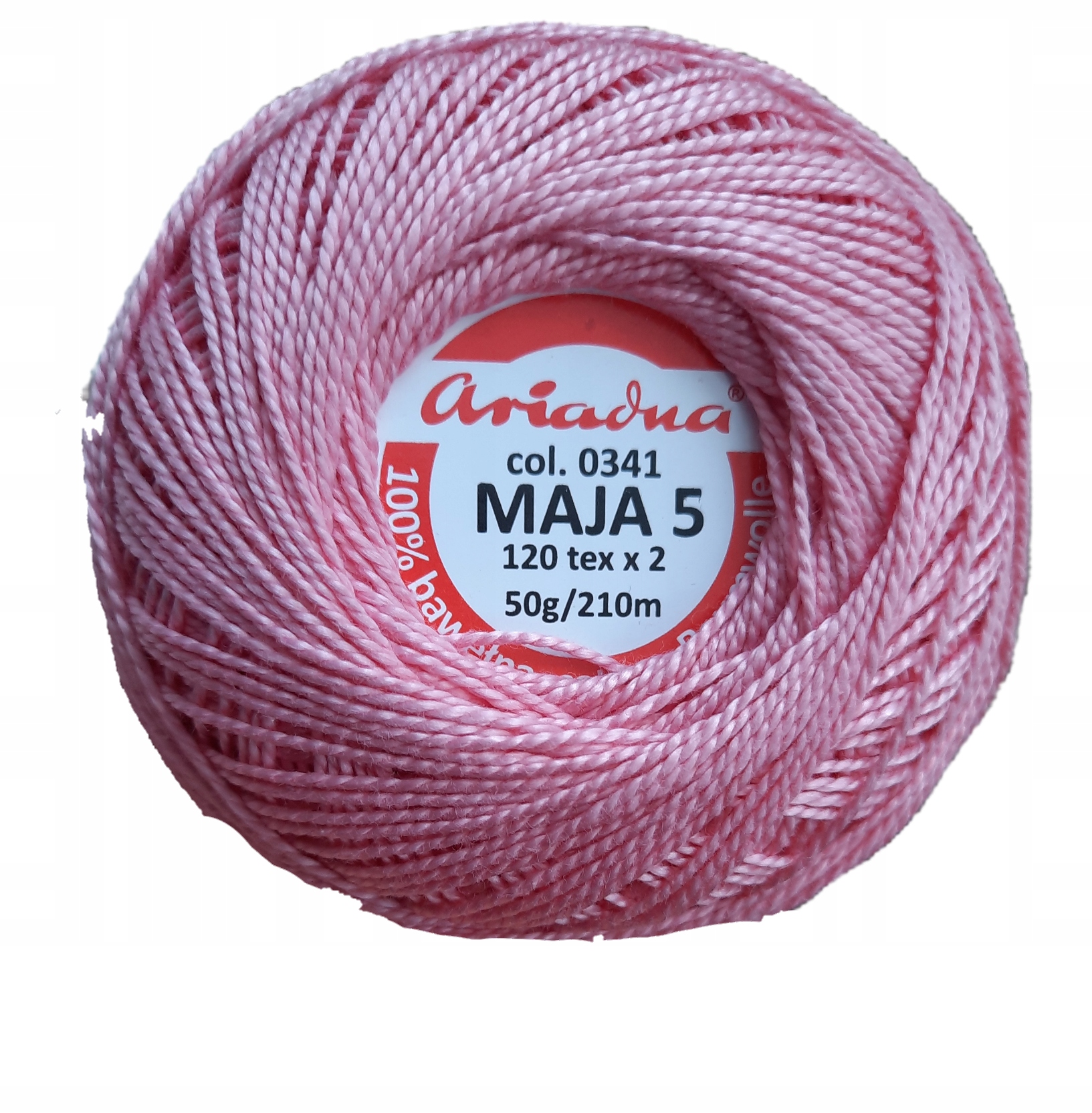 Kordonek Maja 5 ariadna 210m 341 różowy