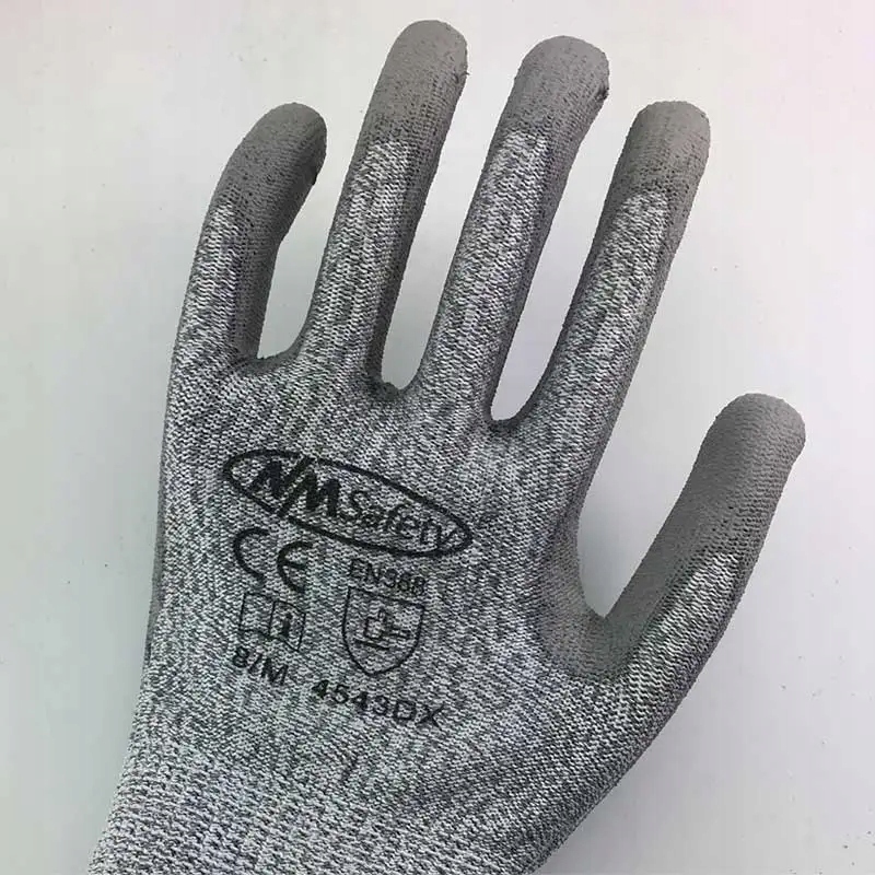 NMShield 1/2/5/10/12 Pairs Anti-Knife Security Protection Glove with HPPE Model dggdu