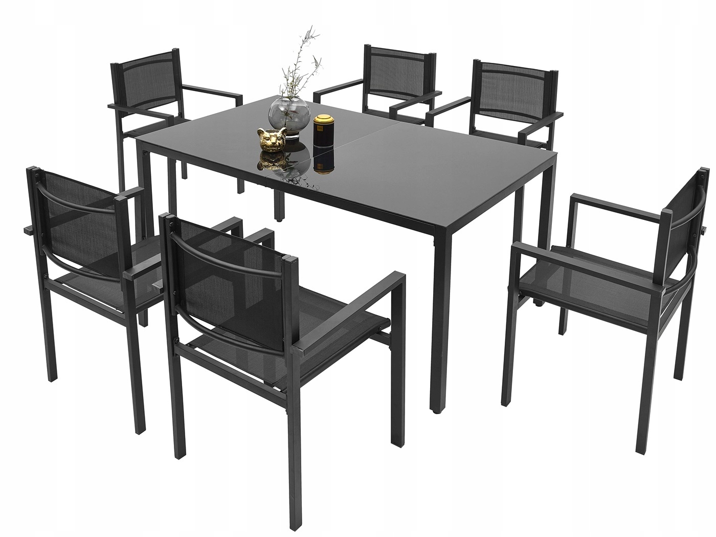 MEBLE OGRODOWE ZESTAW STÓŁ 6+1 NA TARAS BALKON Producent MAT-COMPANY