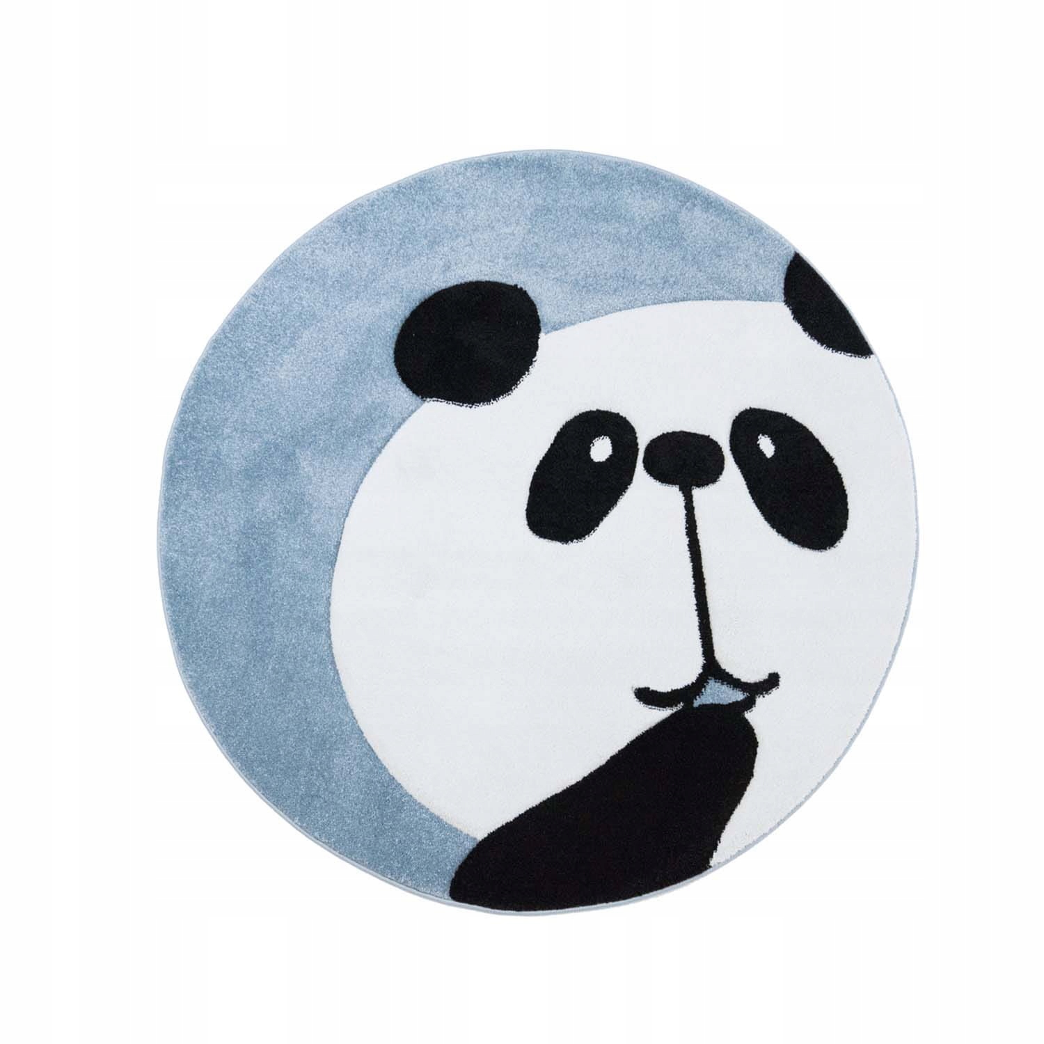 

Dywan Dziecięcy Kids Panda Niebieski 3D Koło Fi160