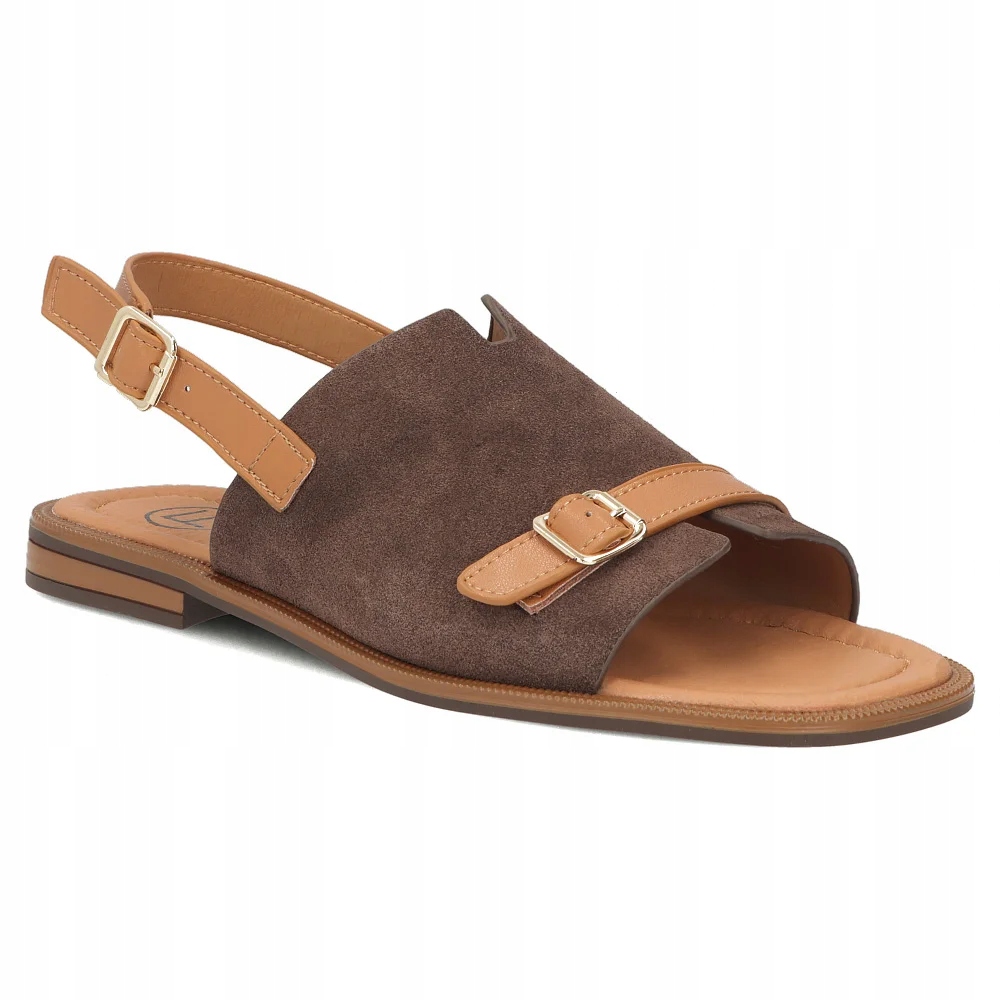 Buty damskie skórzane sandały letnie płaskie Filippo lekkie r.37
