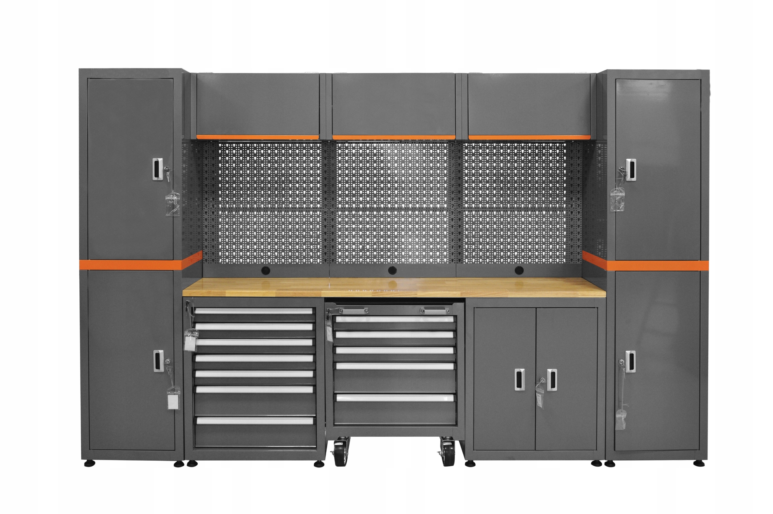 REGAŁ SYSTEMOWY ZESTAW MEBLI WARSZTATOWYCH MOBILNA SZAFKA NARZĘDZIOWA Kod producenta FX30608