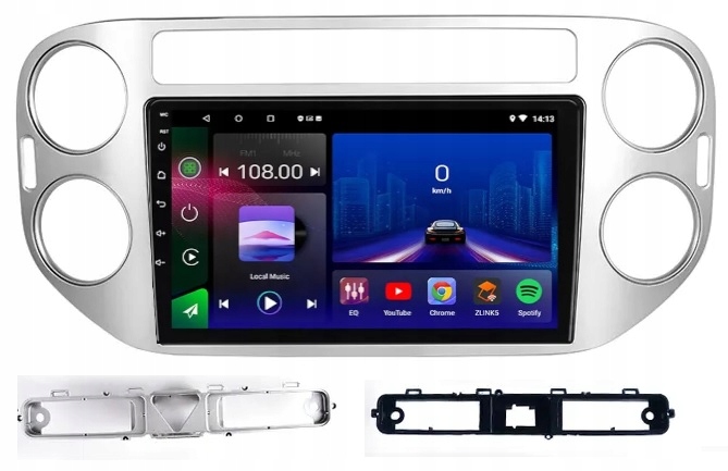 Gps Rádio Android Vw Tiguan 2007-2016 Usb Carplay Bt 4GB 64GB
