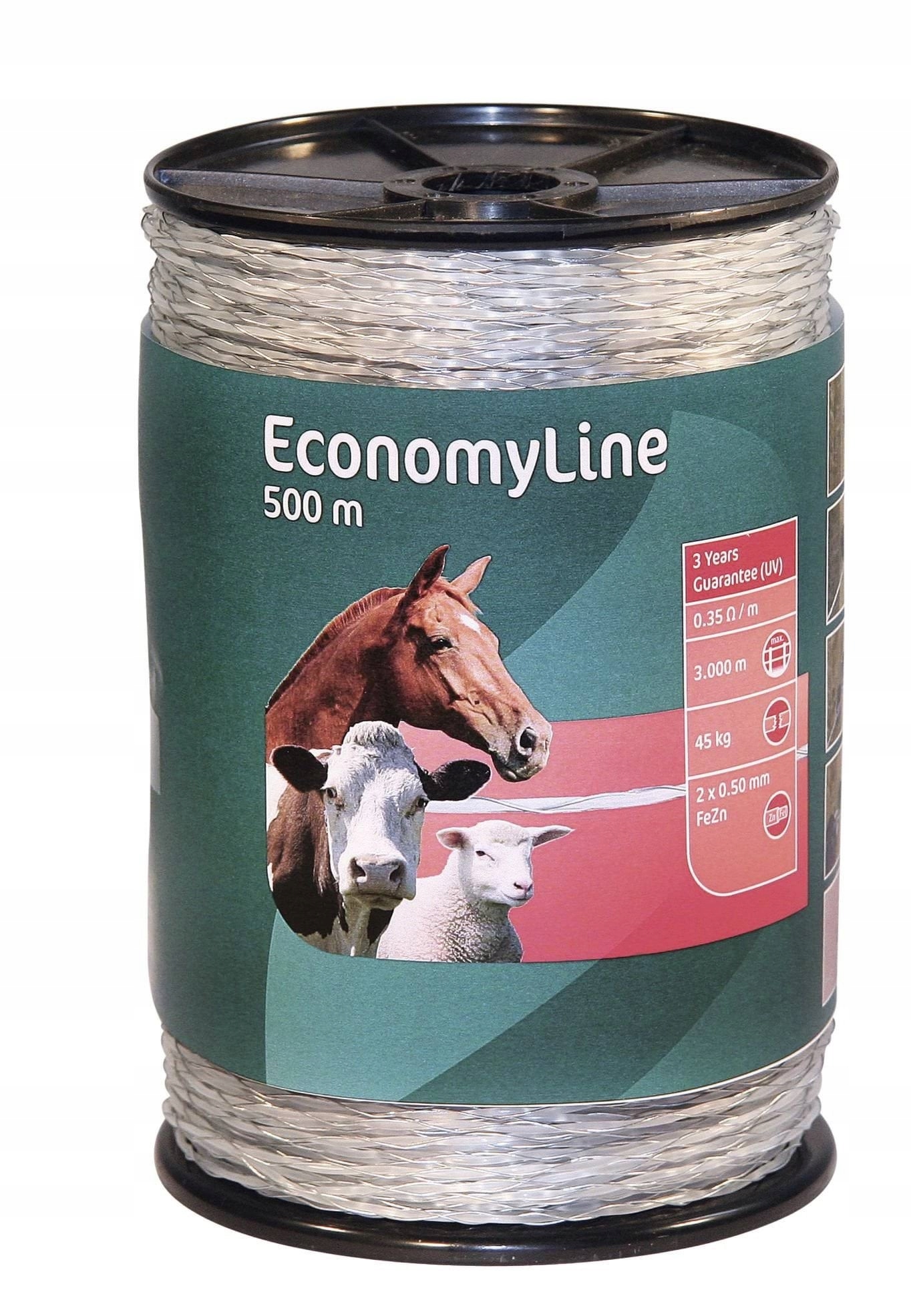 Pletená Plotová Linka Economy 500 m Průhledná Kerbl