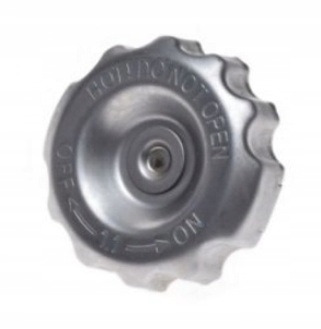 KOREK CHŁODNICY SREBRNY