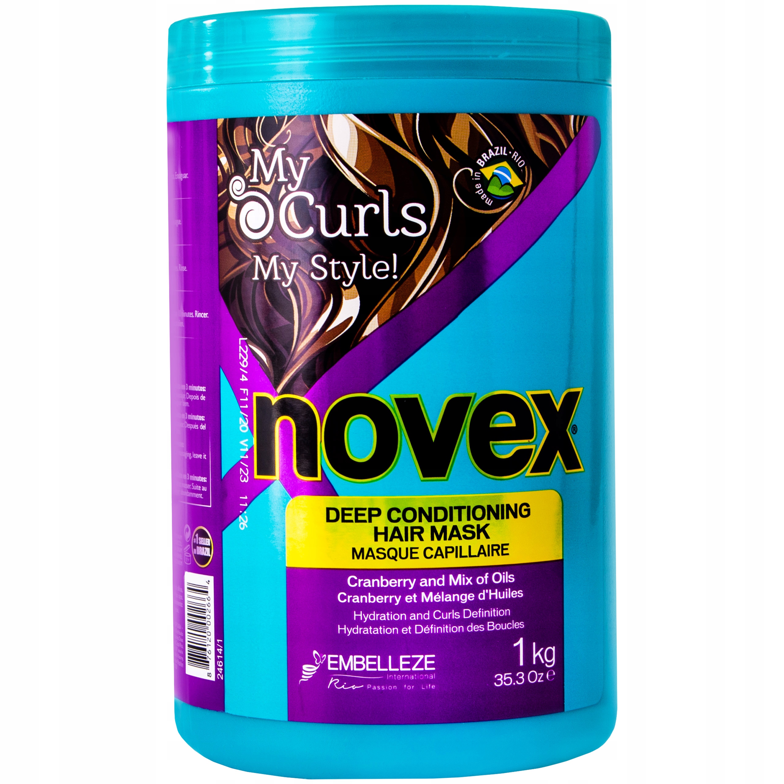 

Novex maska do włosów kręconych wzmacnia skręt