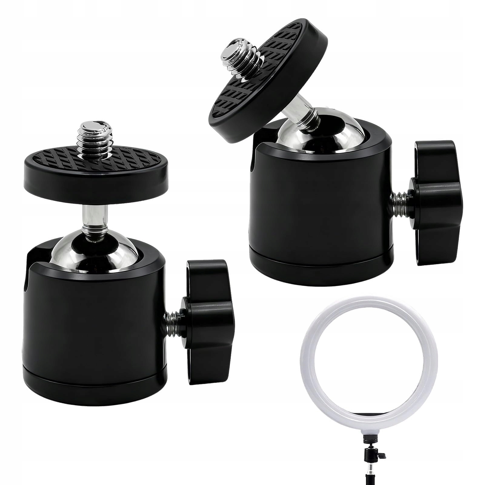 Głowica Kulowa Mini 360 Statyw 1 4 Do Kamery LED Mikrofonu Telefonu Unikeen — miniatura 8