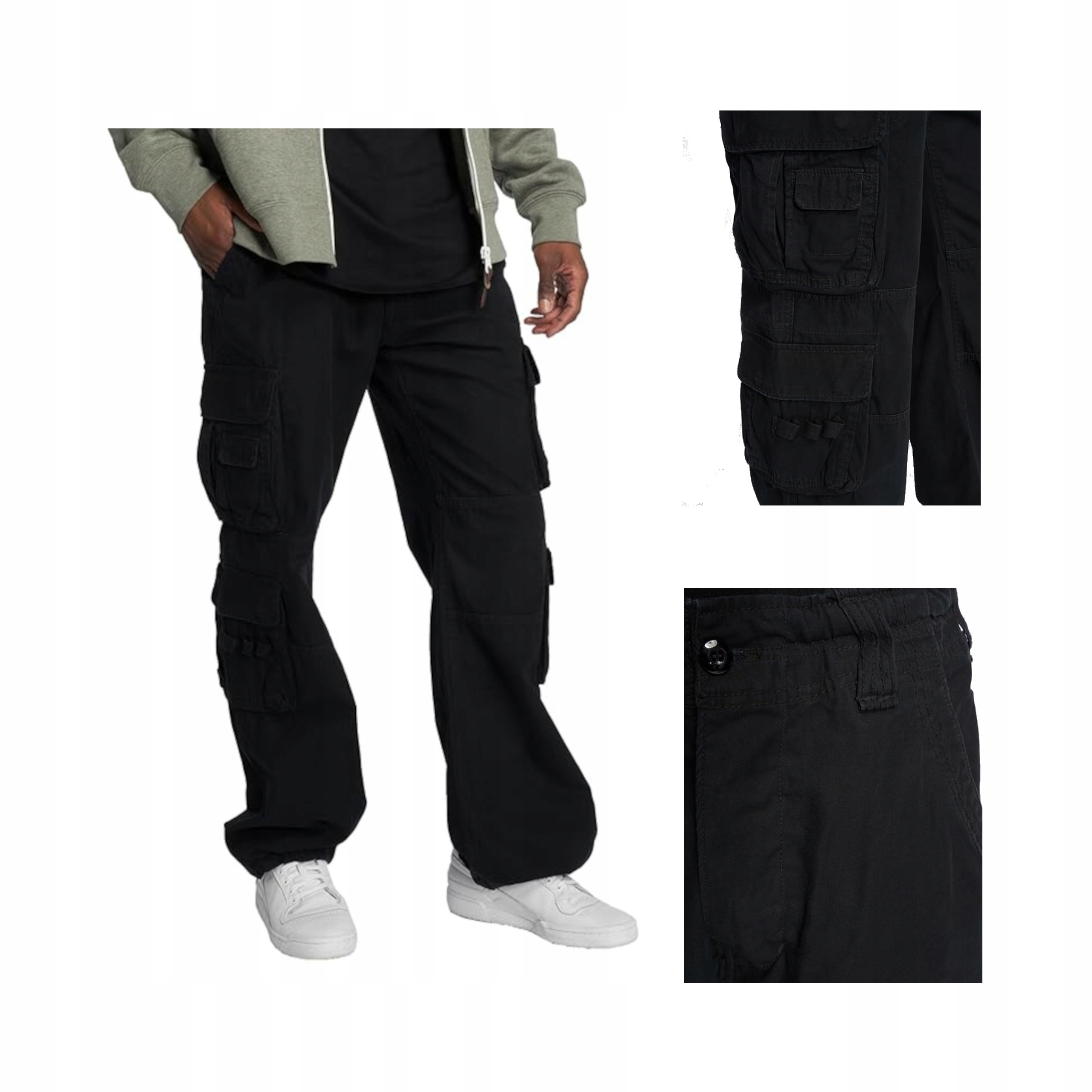 Pánské Kalhoty Brandit Pure Vintage Bojovky 4XL Černé