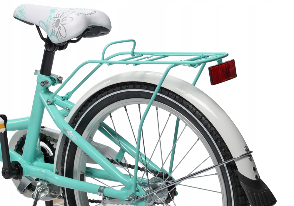 Polski Rower 20cal FLOWERS dla dziewczynki miętowy Kod producenta 20 Flowers