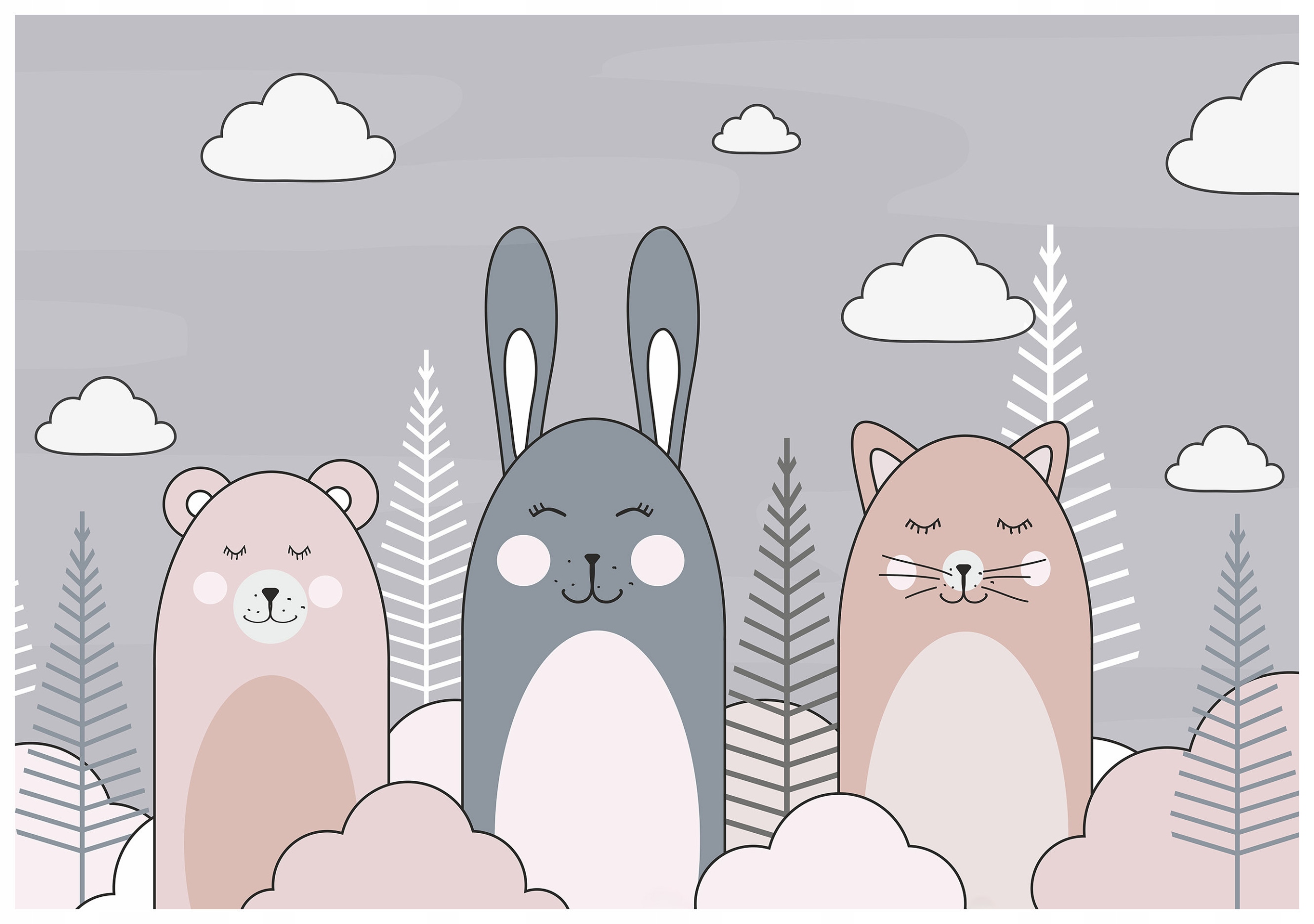 Fototapeta Zvířata do dětského pokoje vinylová 368x254 lepidlo