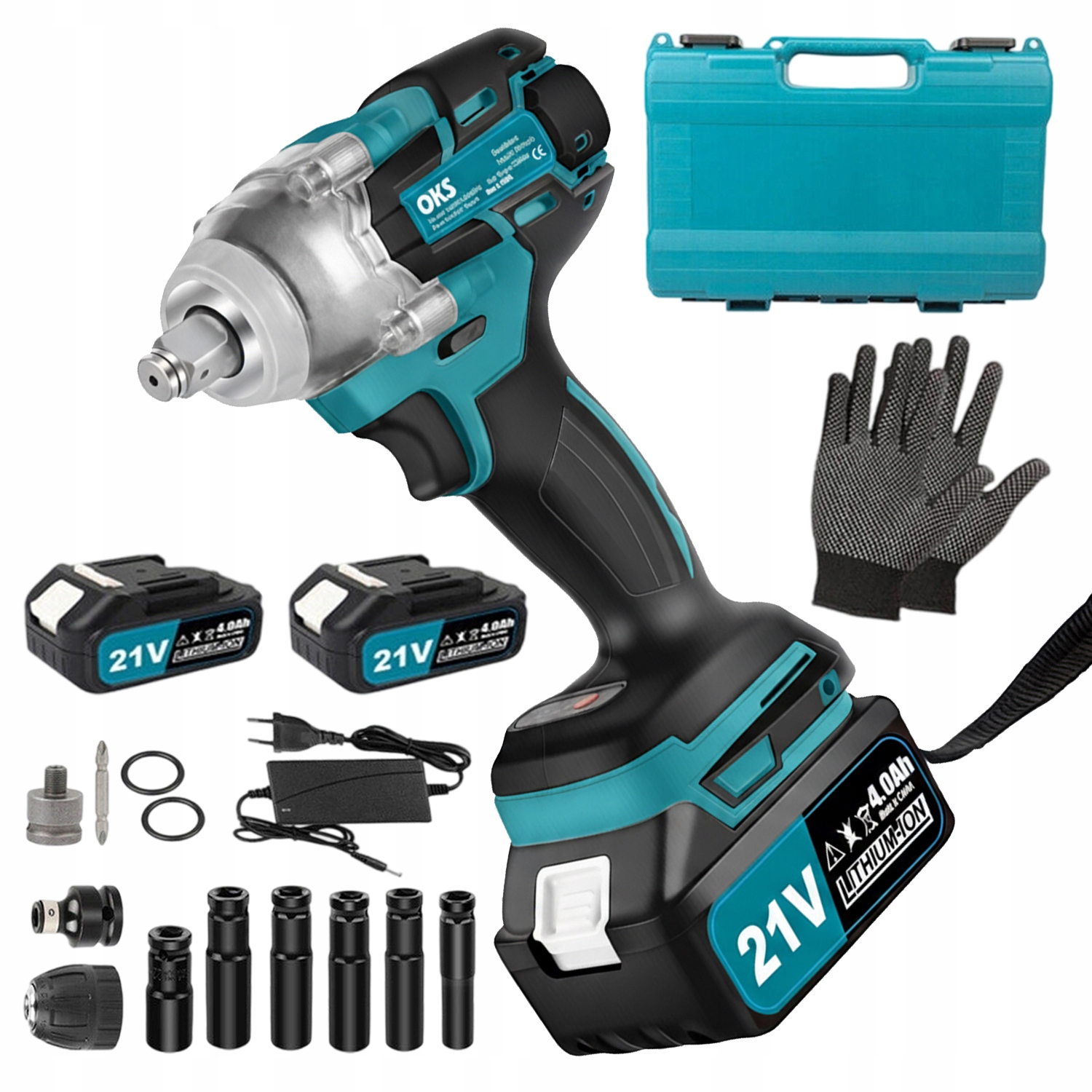 Silný Elektrický Rázový Uťahovák 21V 650NM Bezkartáčový Pre Servis