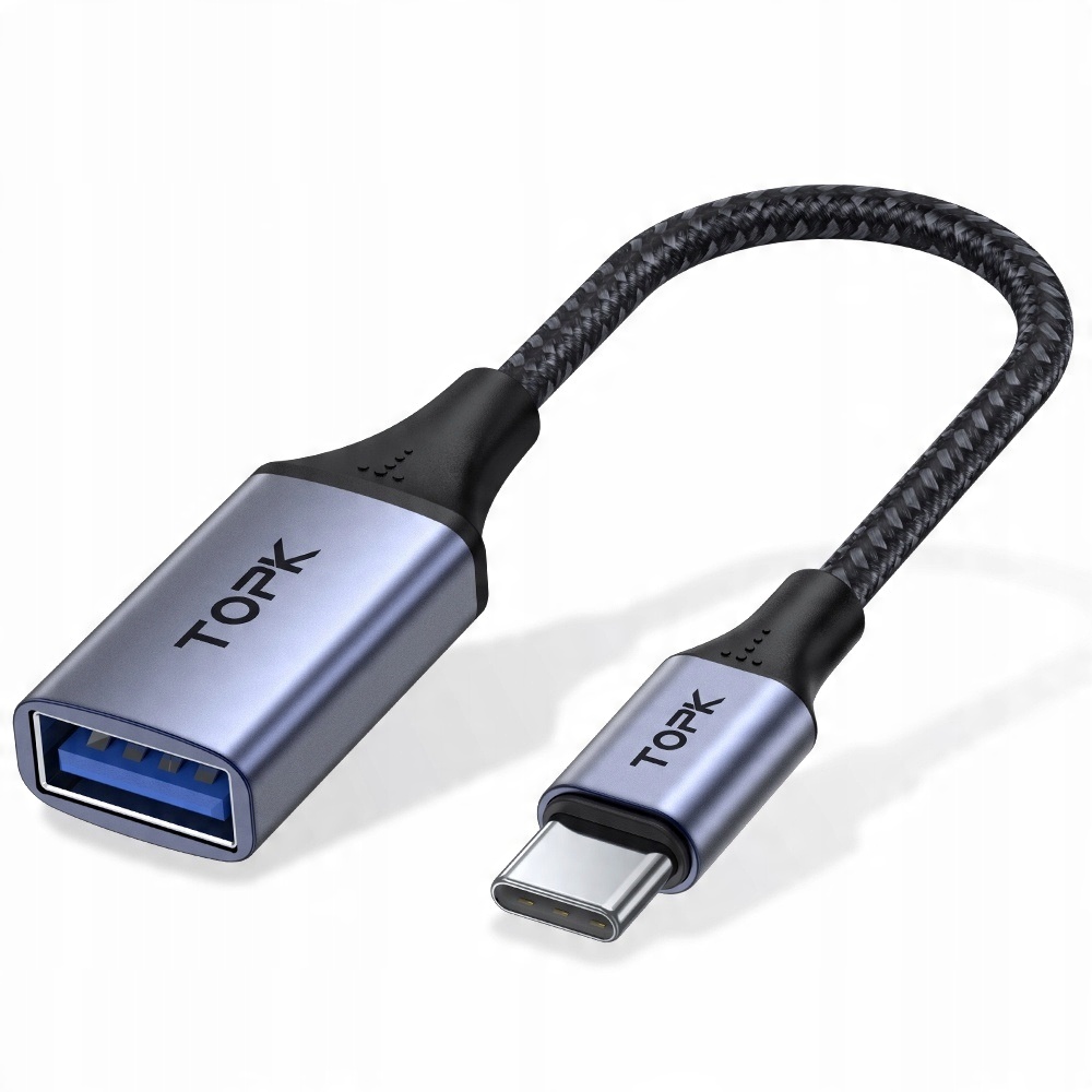 

Adapter Usb Type-C męski na USB2.0 żeński Otg Topk