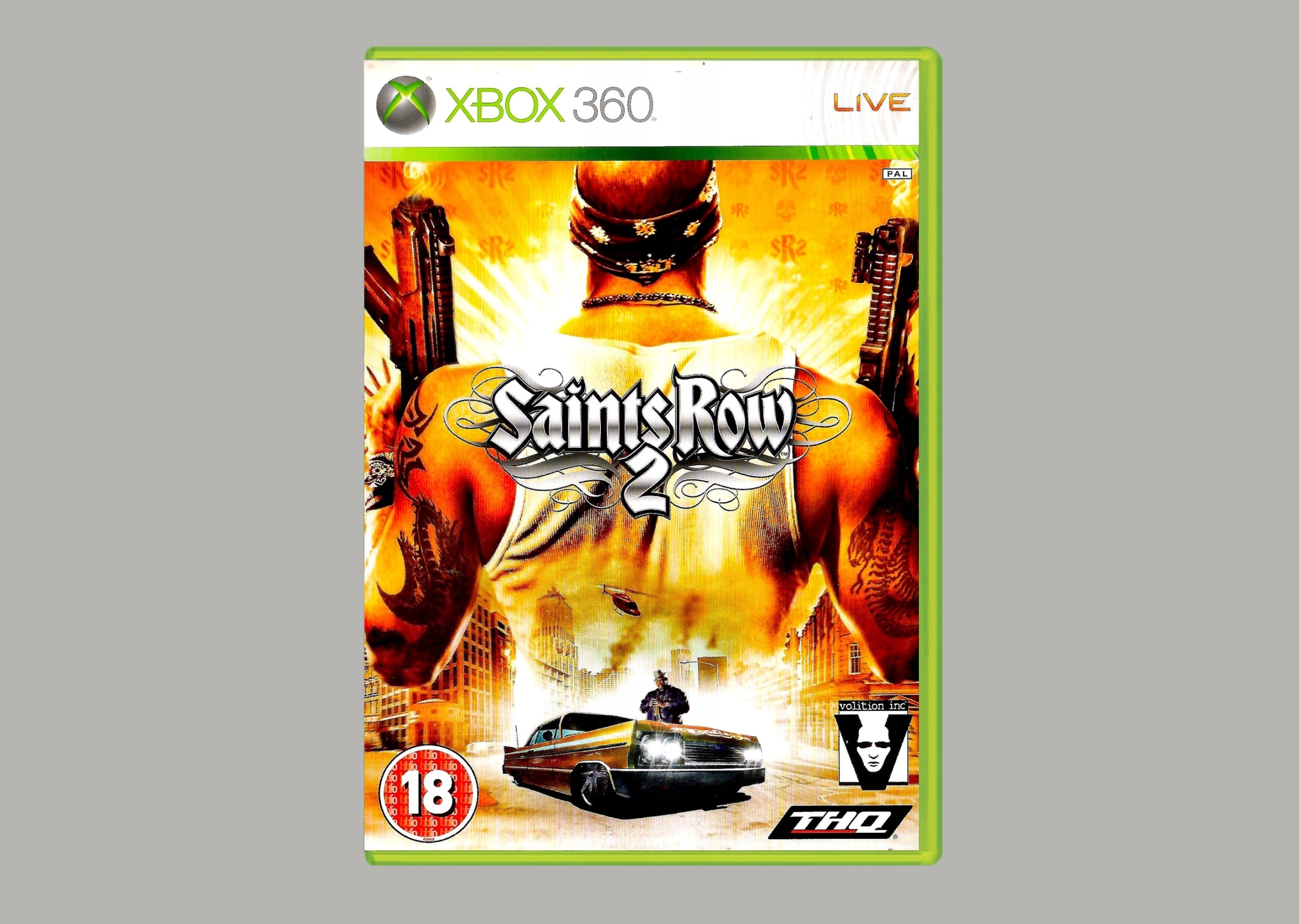 gra akcji XBOX 360 SAINTS ROW 2 SAINT'S ROW II Dołącz do ŚWIĘTYCH na ULICY Tryb gry multiplayer singleplayer