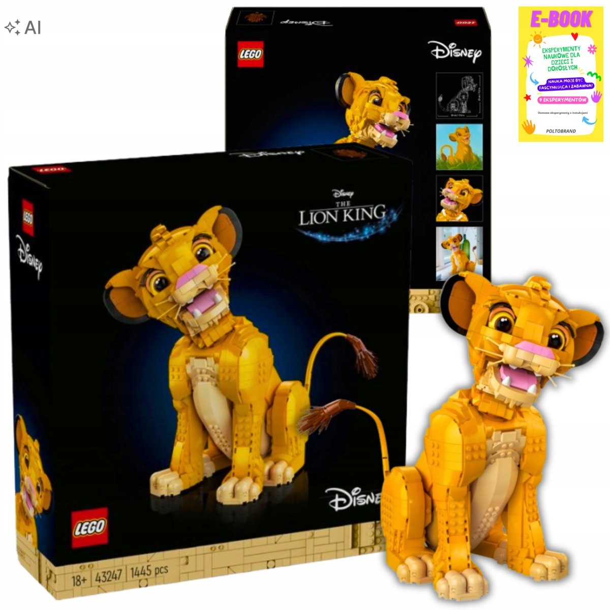 Lego Klocki Disney Król Lew Simba Młody Dla Dziecka Ebook