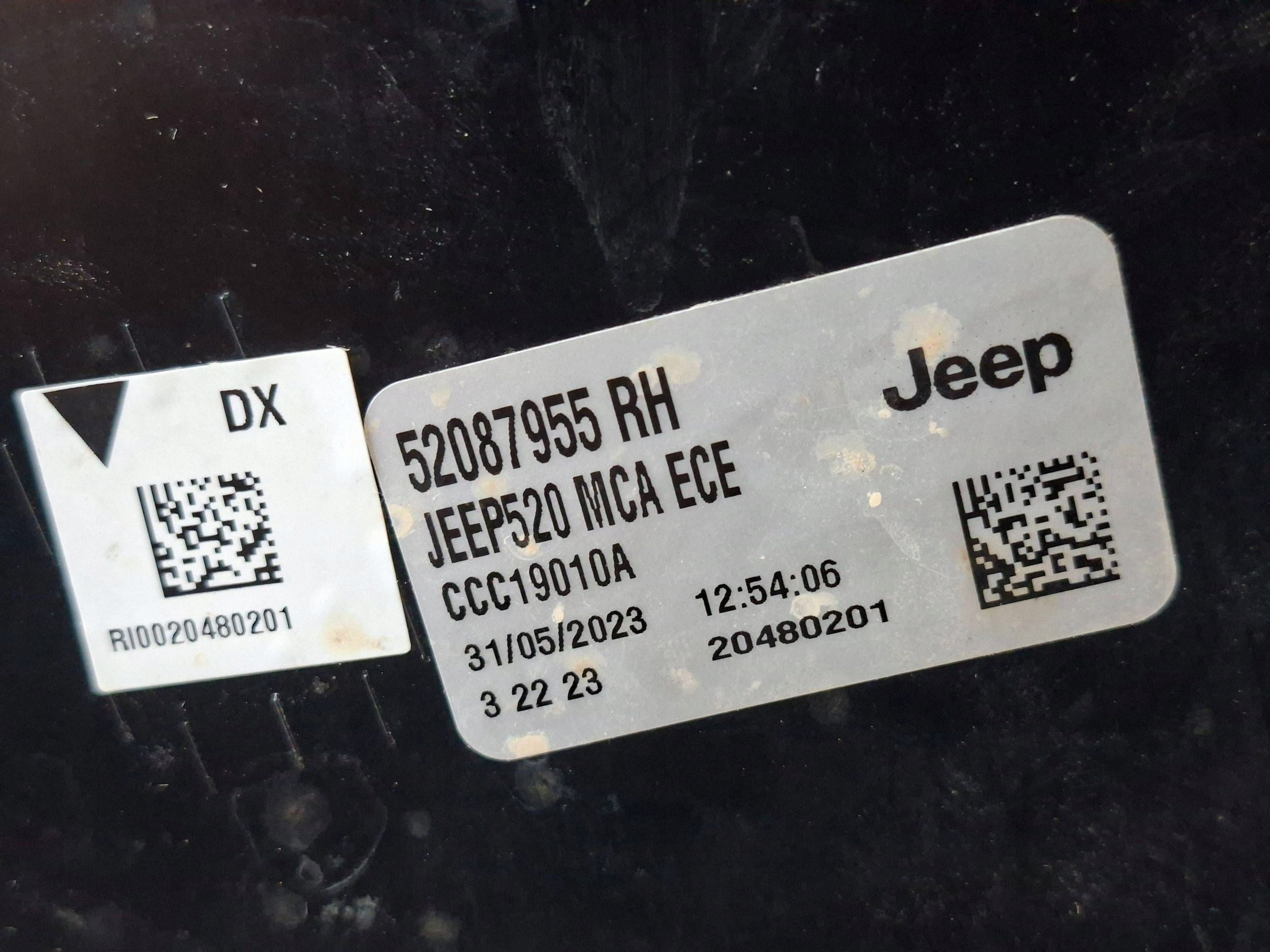 light rear part right JEEP RENEGADE LIFT 18- EU 52087955