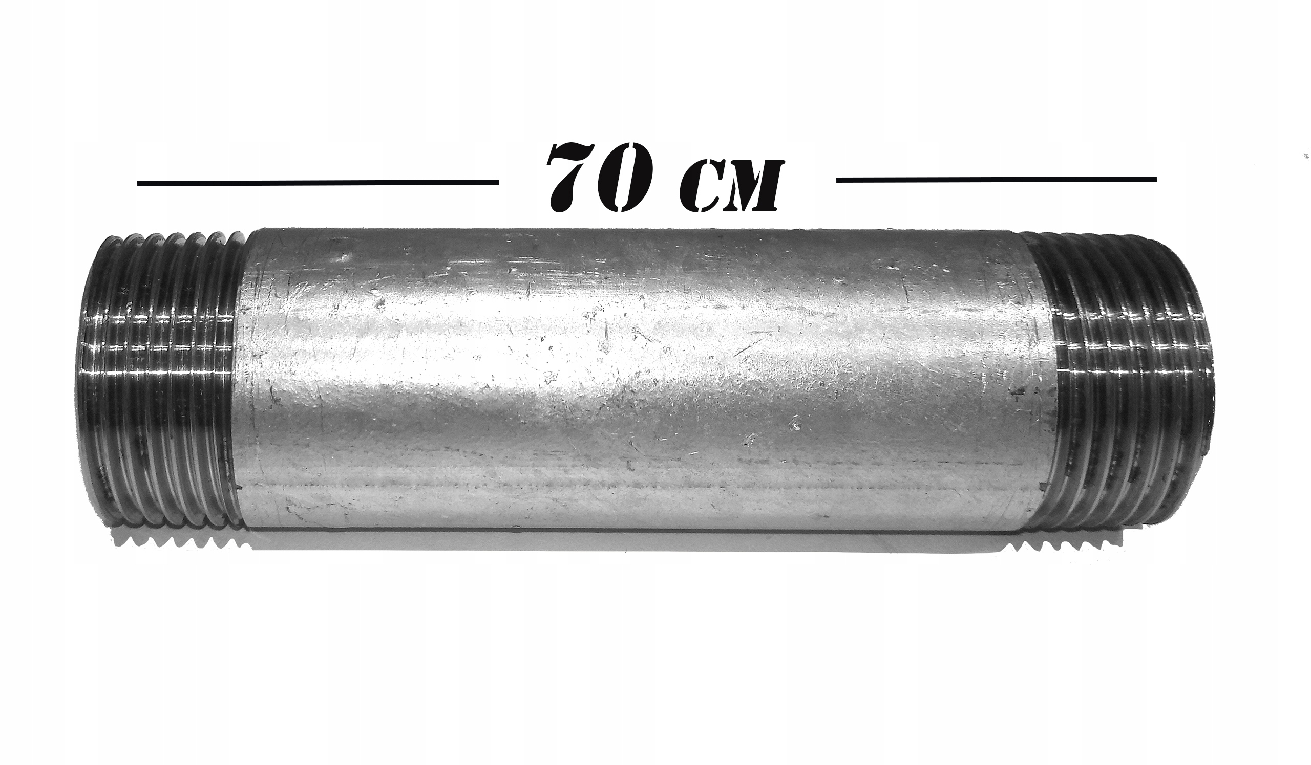 

Rura stalowa ocynkowana gwintowana 2" 70cm