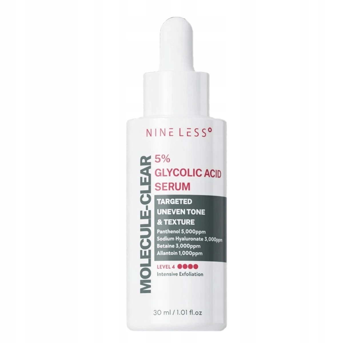 Nine Less Molecule-Clear 5% Glycolic Acid, 30 ml Zvláčňující sérum