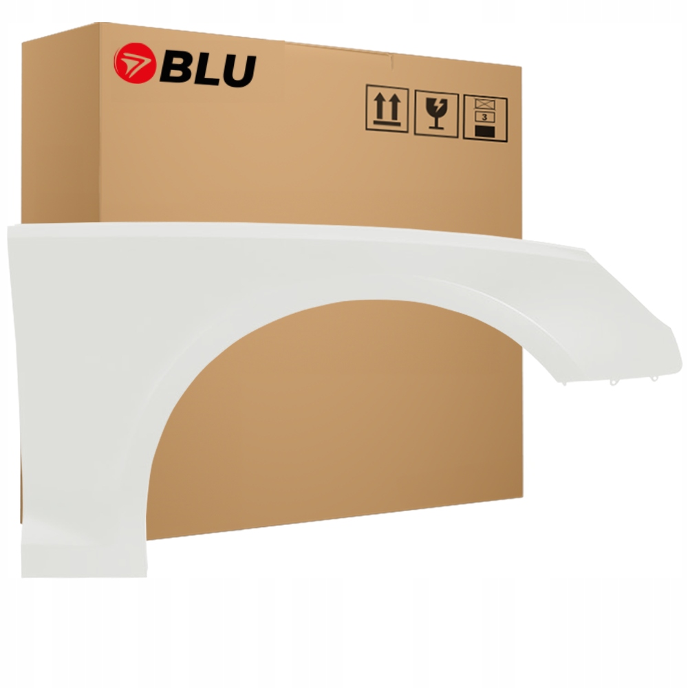 Blu Blatník Audi A4 B9 S4 LY9C pravý bílý 15-19 přední