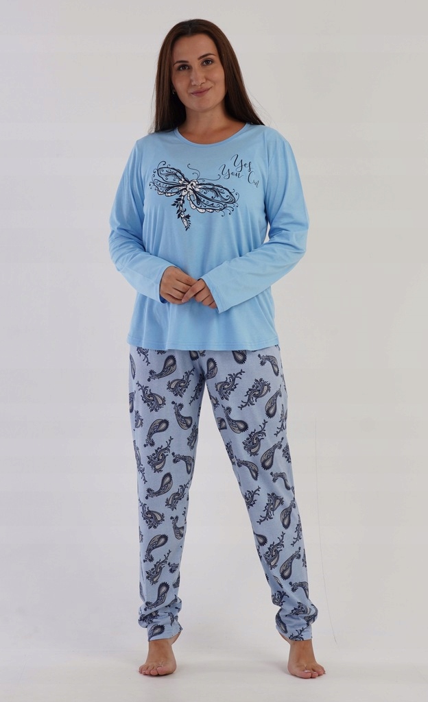Dámské pyžamo Vienetta Plus Size vel. 6XL