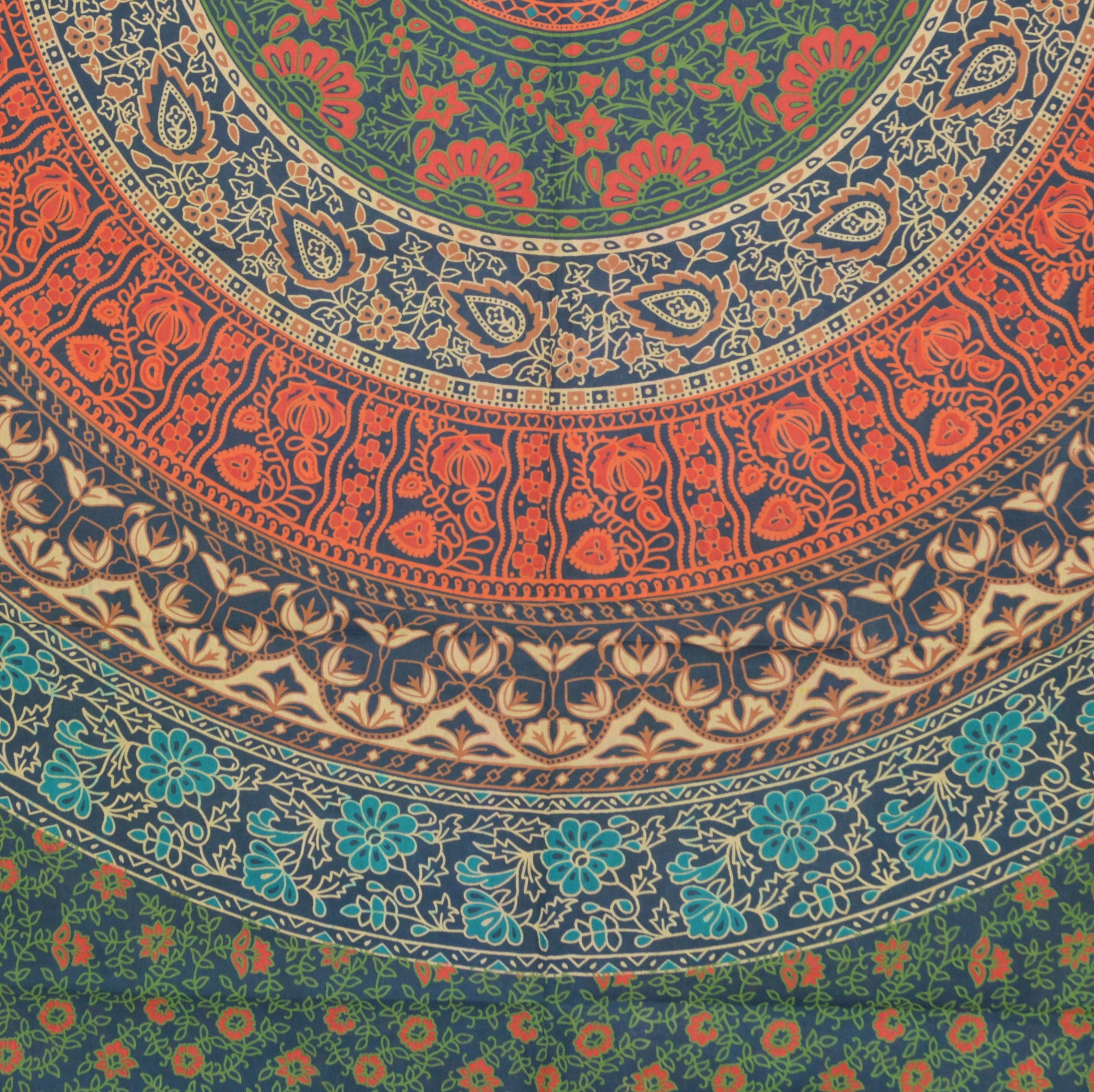 Indyjska NARZUTA XXL batik orient MANDALA bawełna EAN (GTIN) 4333380121246