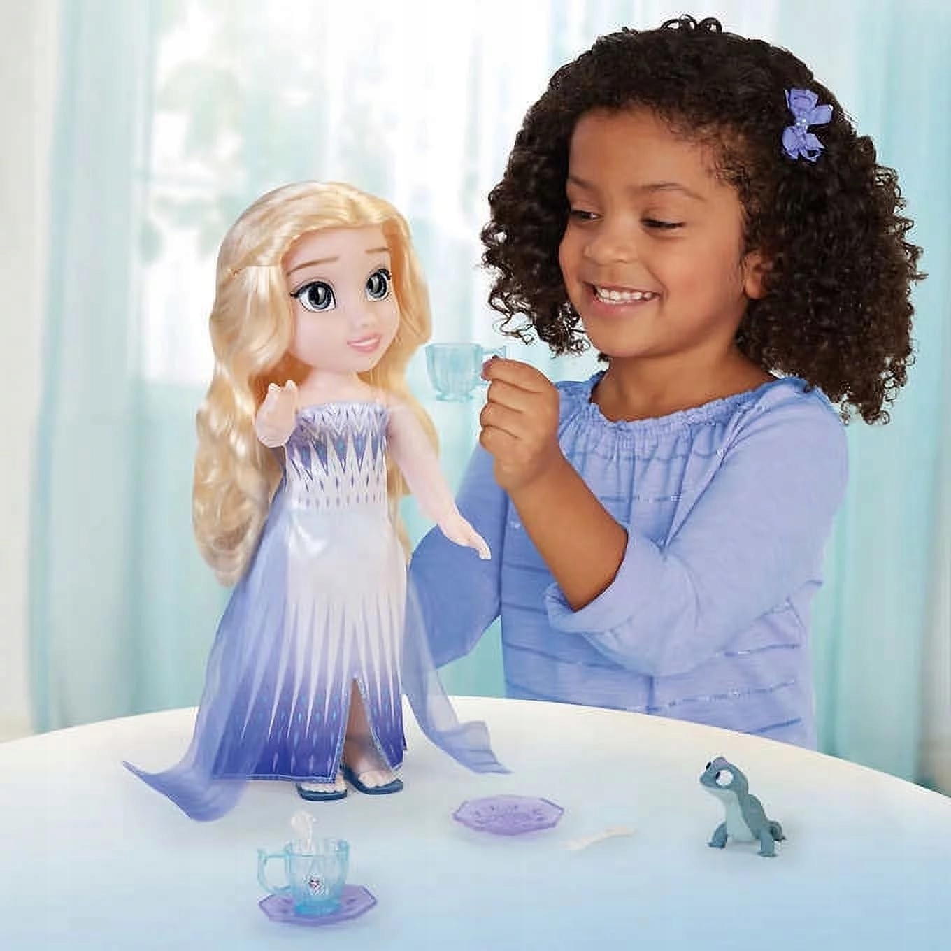 DUŻA LALKA ELSA KRAINA LODU + ZESTAW DO HERBATY KSIĘŻNICZKI DISNEY Marka JAKKS Pacific