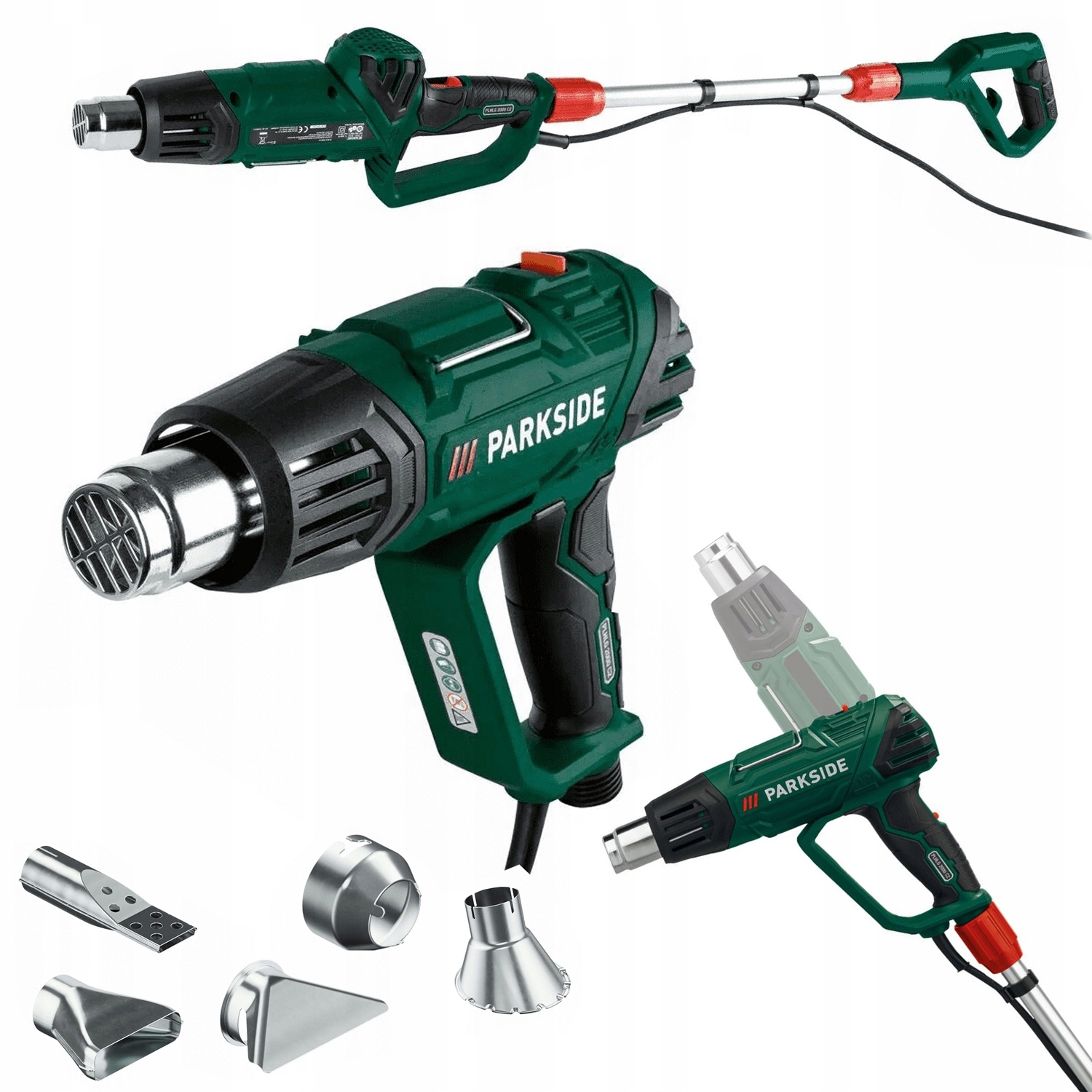 Opalarka wypalarka składana końcówki Parkside 2000 W 230 V 650 °C