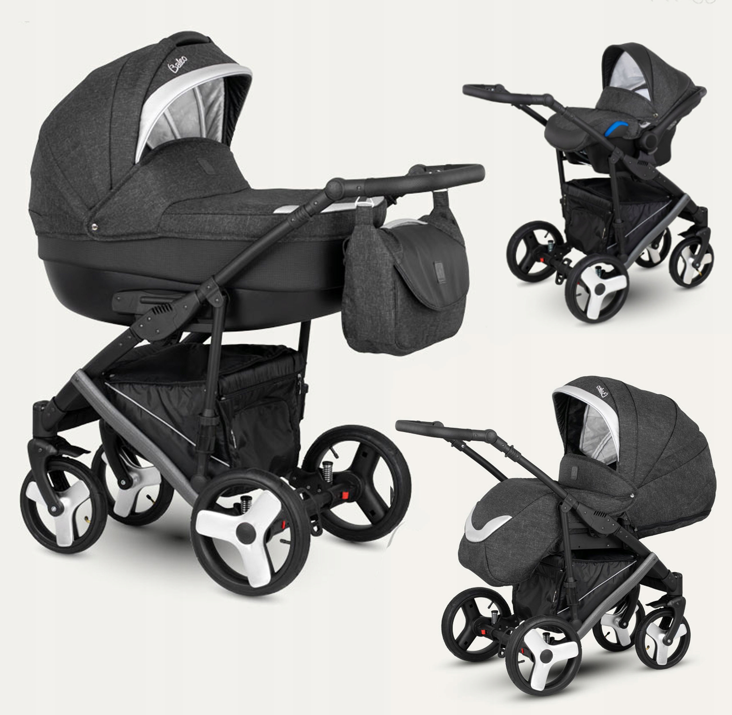 Baleo Camarelo wózek dziecięcy wielofunkcyjny 3w1